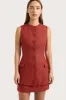 Jane Mini Skirt Garnet sold by Faithfull the Brand