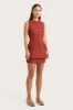 Jane Mini Skirt Garnet sold by Faithfull the Brand