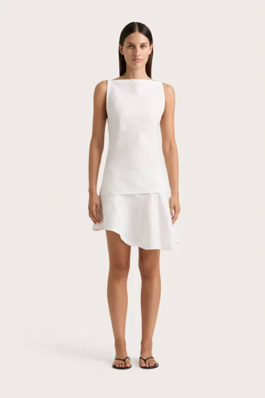 Antibes Mini Skirt White - Final Sale made by Faithfull the Brand