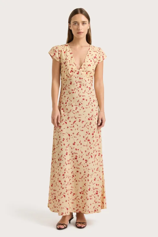 Esson Midi Dress Blossom Yellow - Final Sale sold by Faithfull the Brand