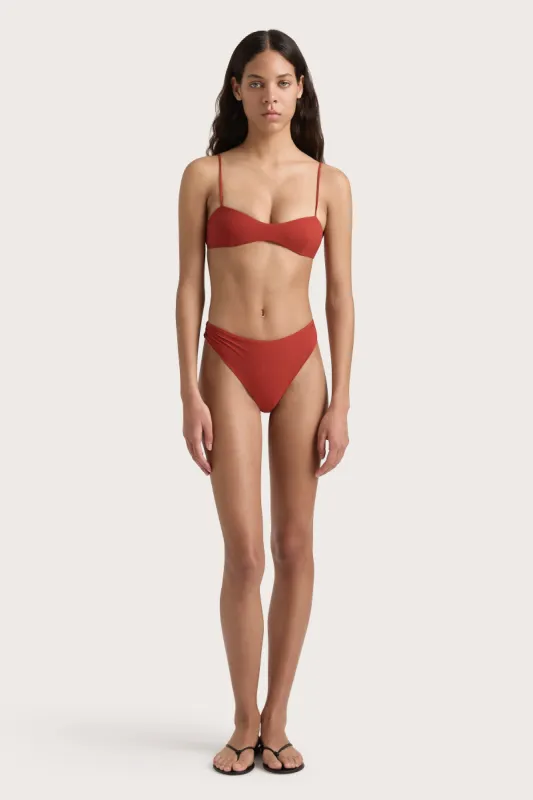 Henni Bikini Bottom Garnet - Final Sale sold by Faithfull the Brand
