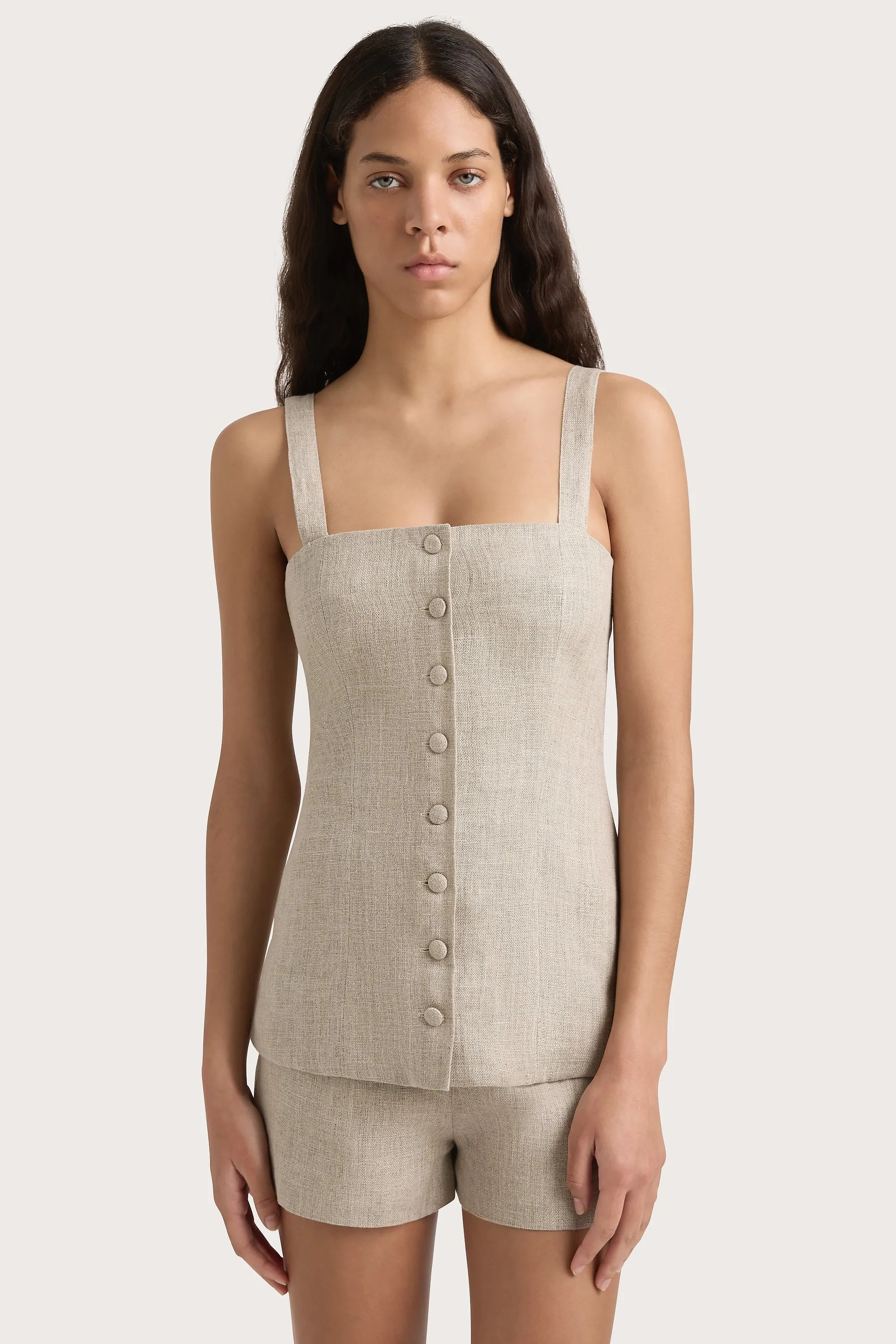 Corbiere Vest Oatmeal - Final Sale sold by Faithfull the Brand product image thumbnail 3