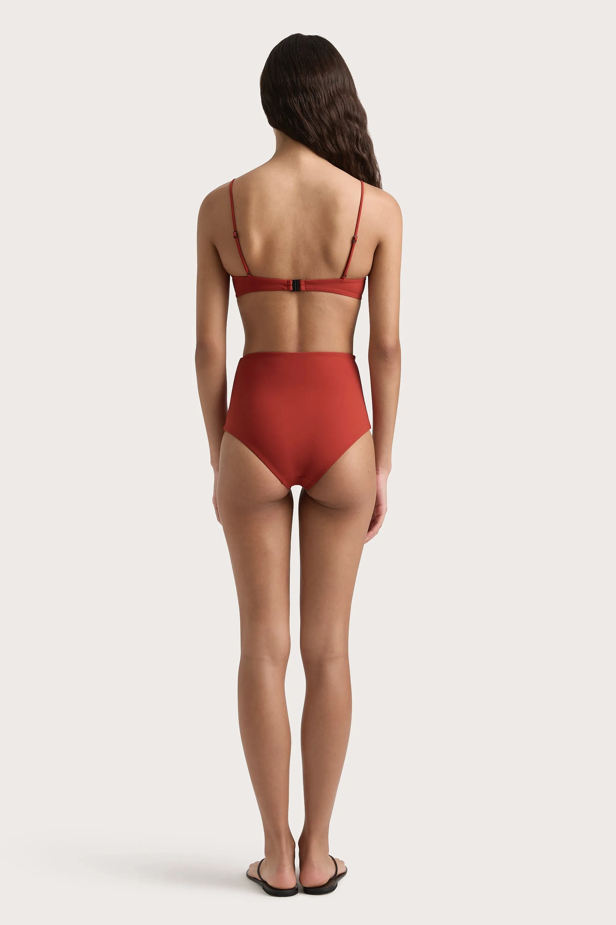 Reyes Bikini Bottom Garnet - Final Sale sold by Faithfull the Brand product image thumbnail 5