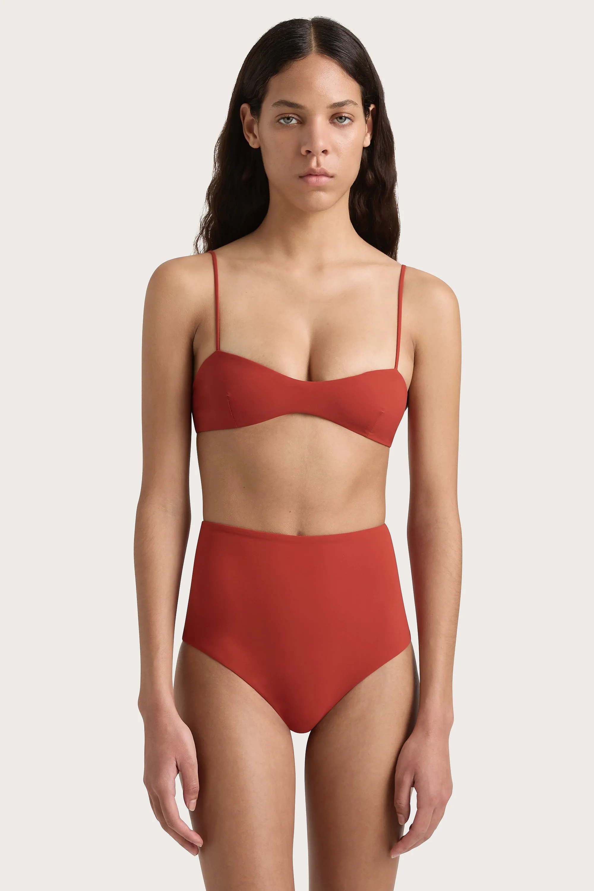 Reyes Bikini Bottom Garnet - Final Sale sold by Faithfull the Brand product image thumbnail 3