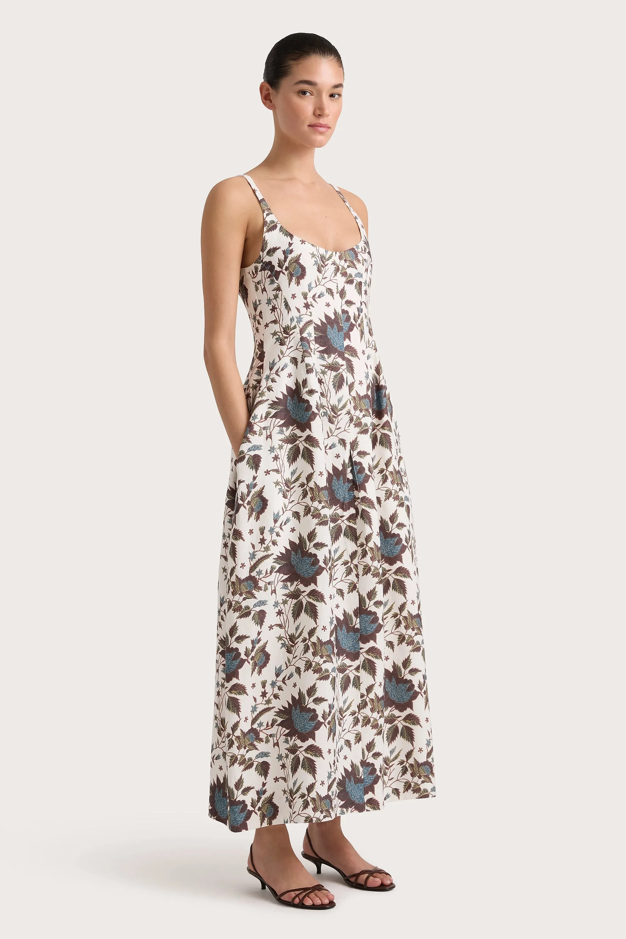 Sanne Midi Dress Linnea - Final Sale sold by Faithfull the Brand product image thumbnail 3