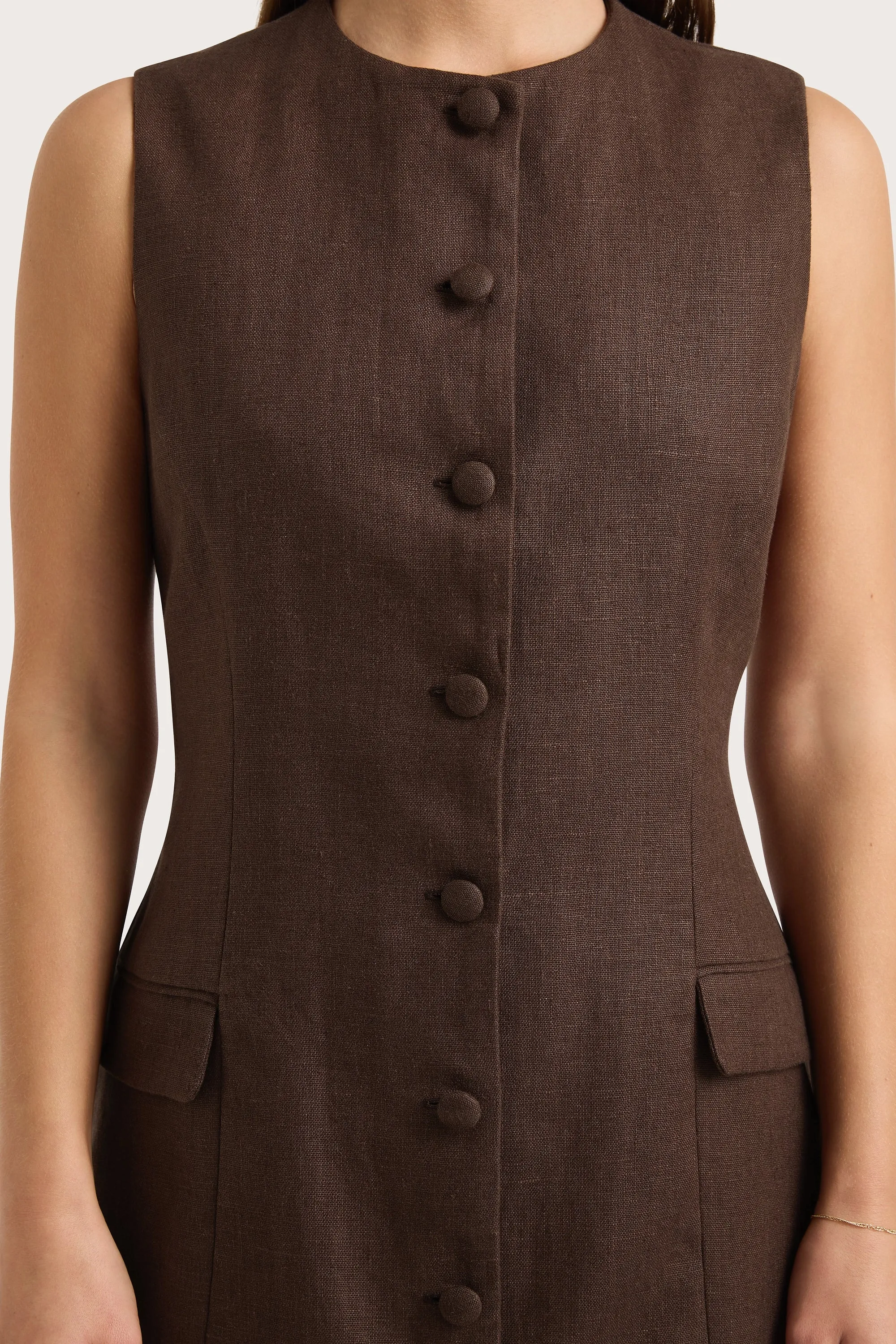 Jane Mini Dress Bistre - Final Sale sold by Faithfull the Brand product image thumbnail 4