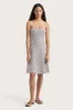 Arion Dress Blue Stripe sold by Faithfull the Brand
