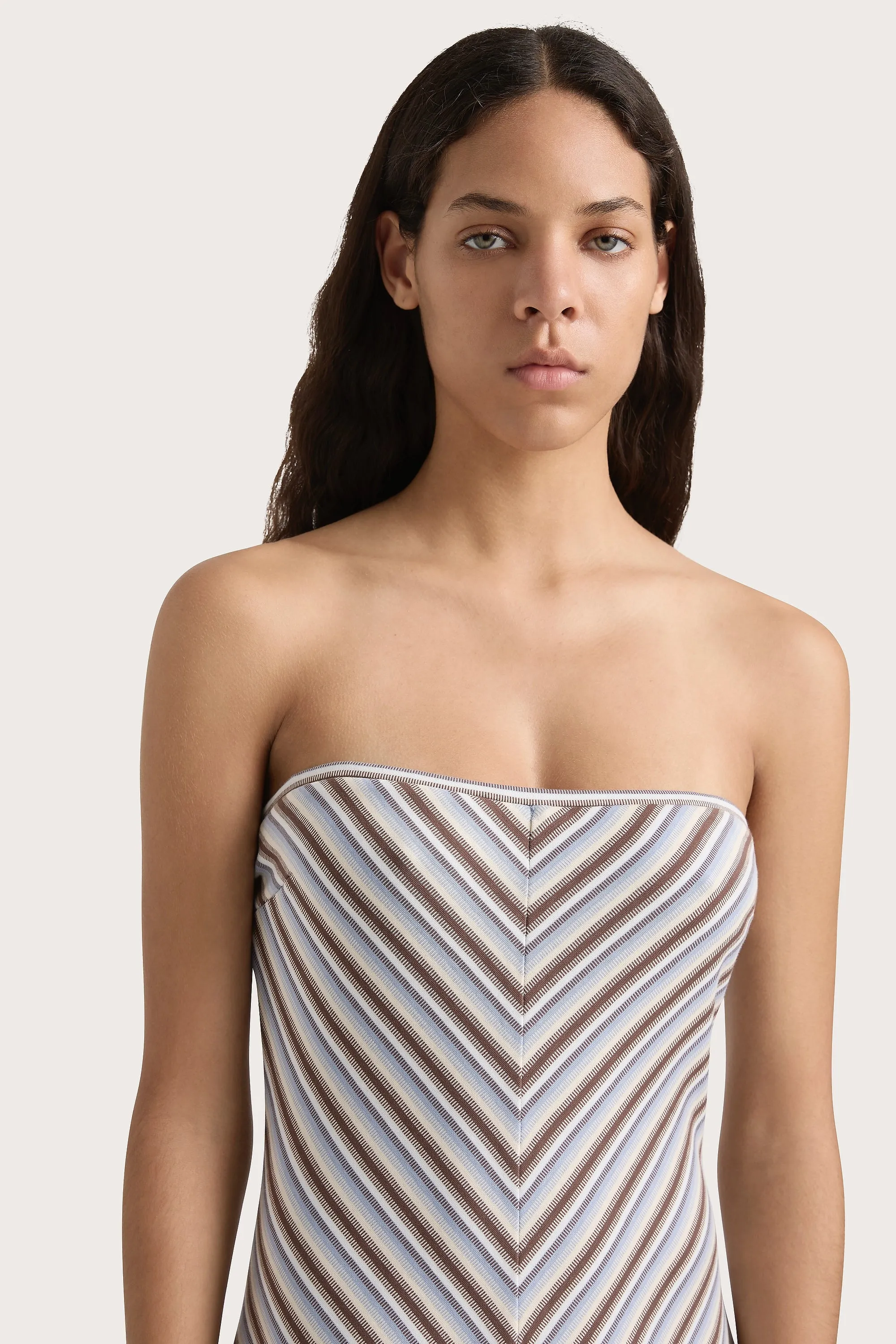 Arion Dress Blue Stripe sold by Faithfull the Brand product image thumbnail 3