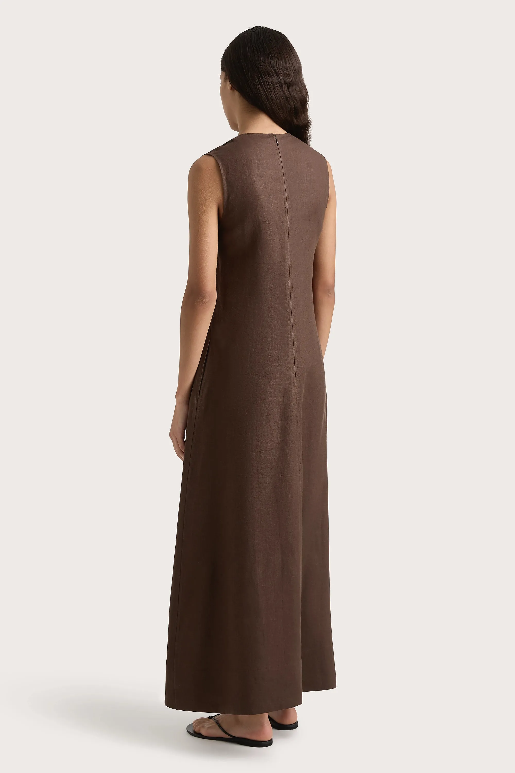 Marteret Midi Dress Bistre - Final Sale sold by Faithfull the Brand product image thumbnail 5