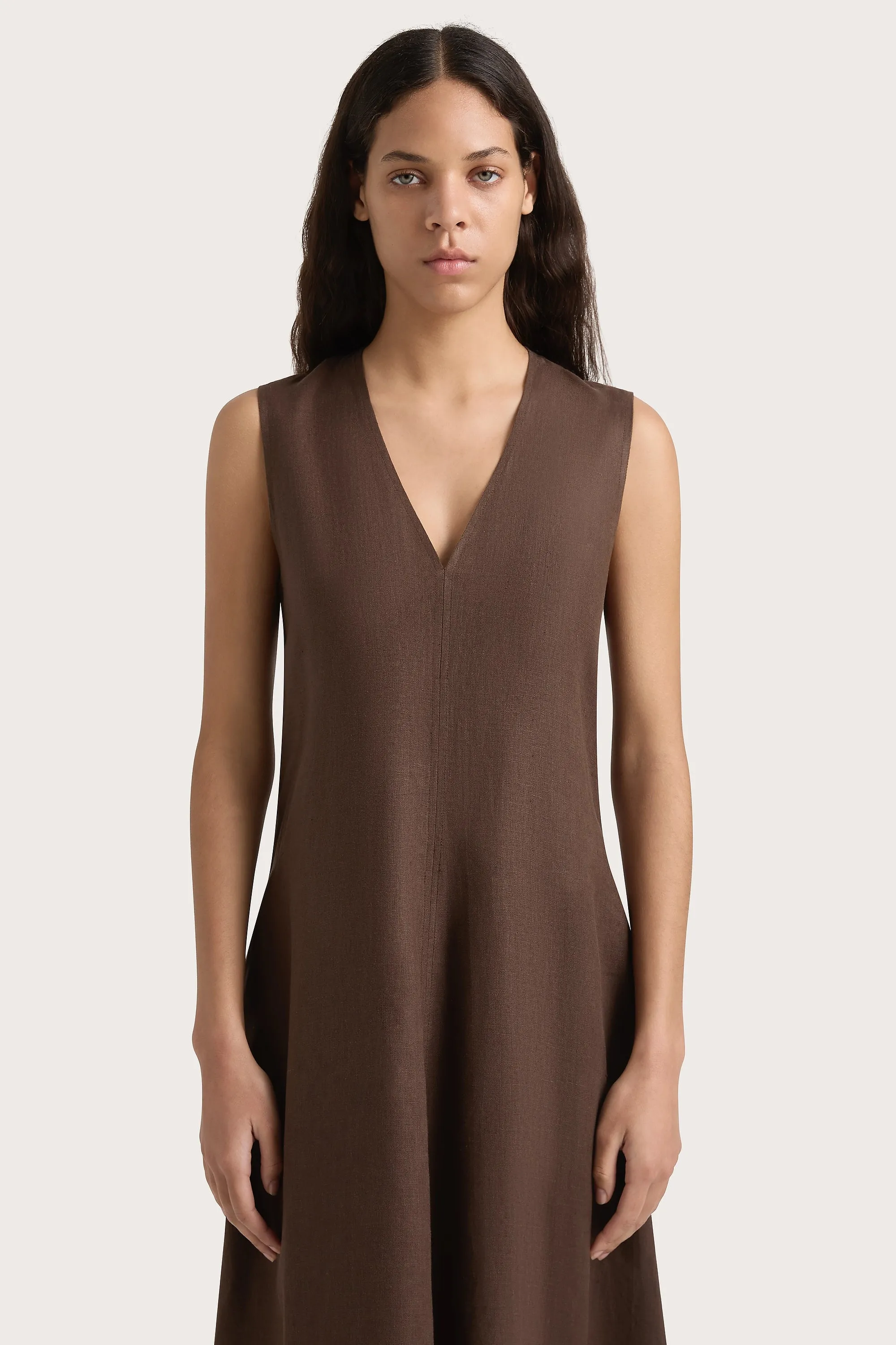 Marteret Midi Dress Bistre - Final Sale sold by Faithfull the Brand product image thumbnail 4
