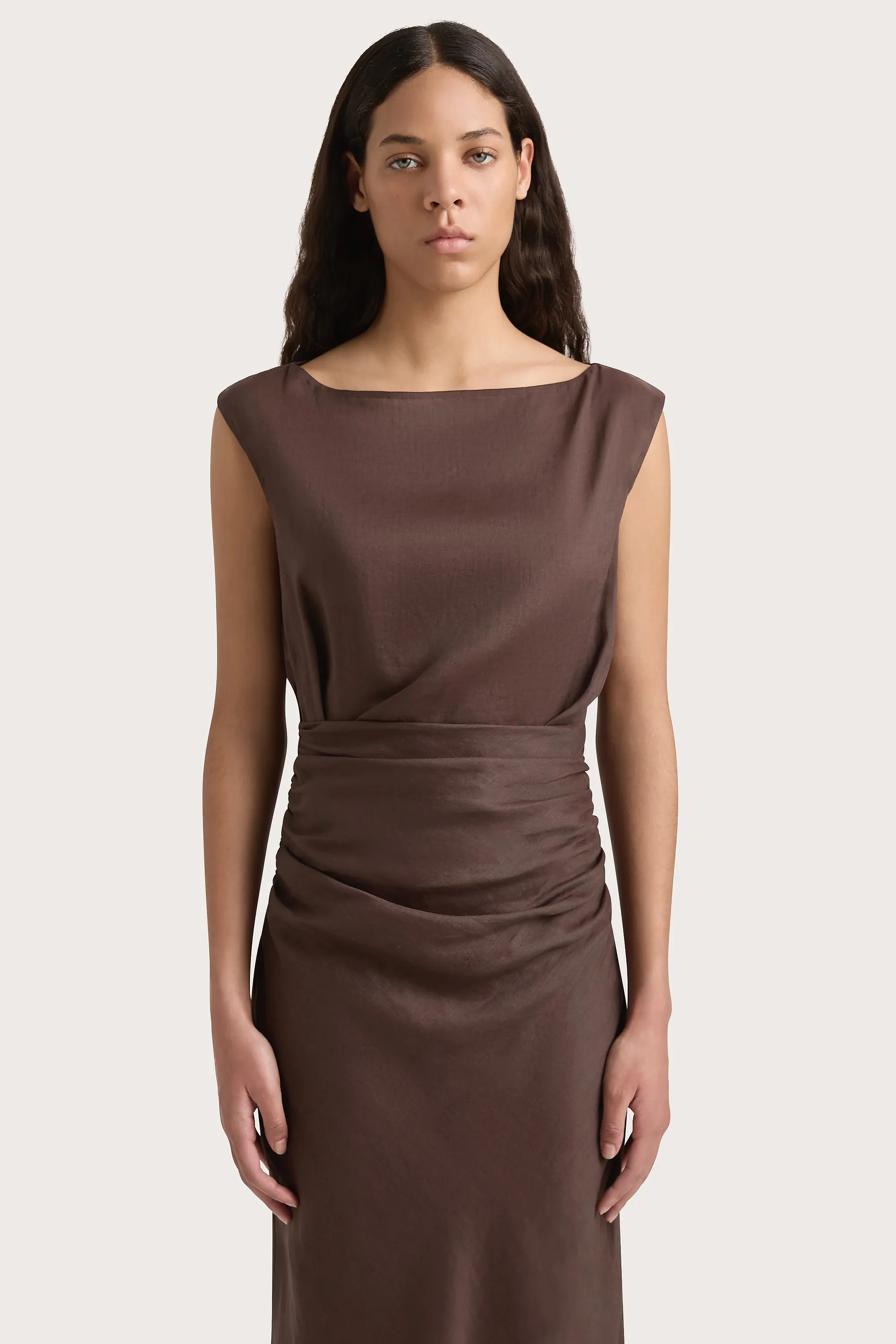 Adelia Maxi Dress Bistre - Final Sale sold by Faithfull the Brand product image thumbnail 3