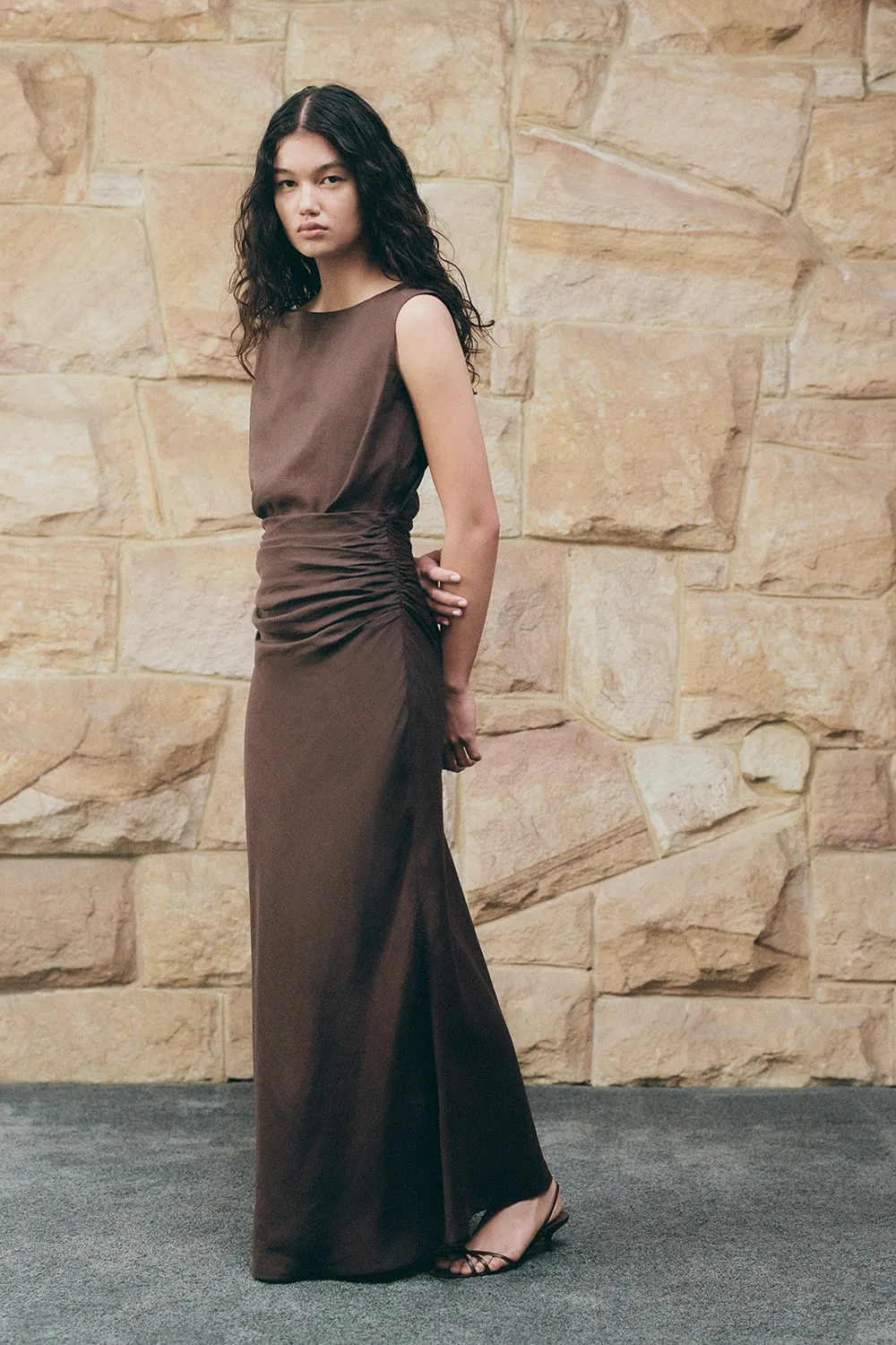 Adelia Maxi Dress Bistre - Final Sale sold by Faithfull the Brand product image thumbnail 2