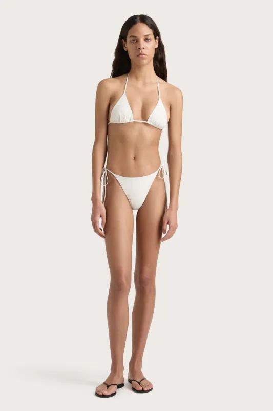 Leo Bikini Bottom White - Final Sale sold by Faithfull the Brand