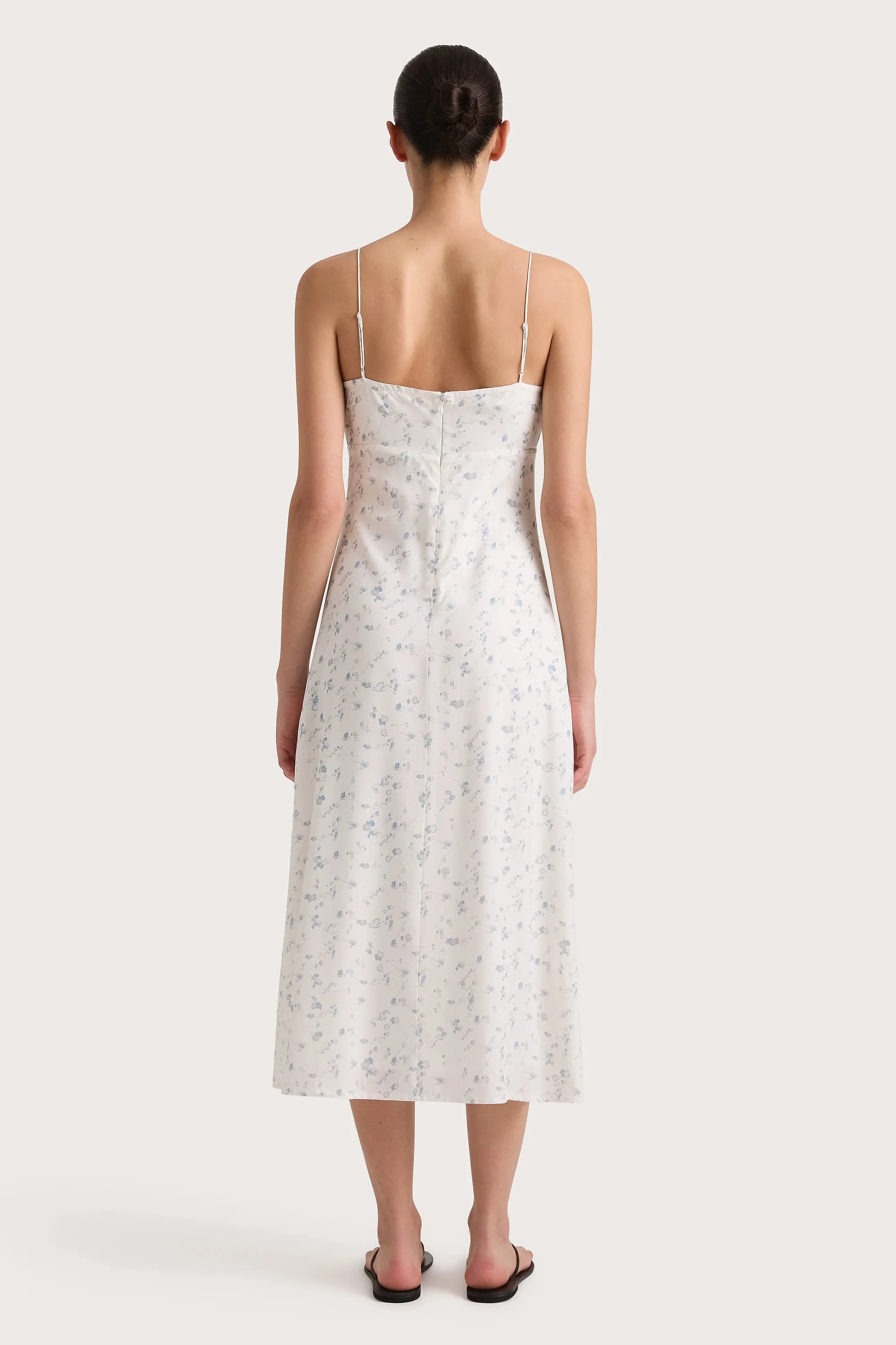 Pau Dress Blossom Egg Shell Powder Blue - Final Sale sold by Faithfull the Brand product image thumbnail 4