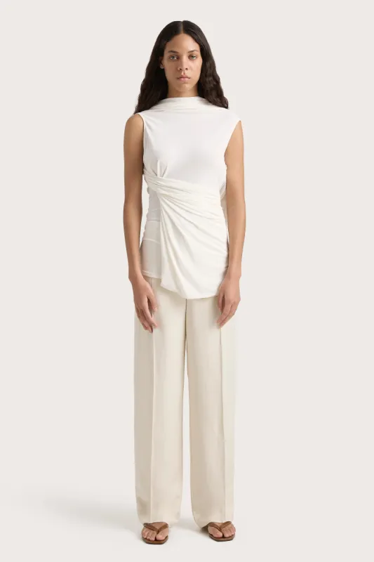 Laon Top White sold by Faithfull the Brand