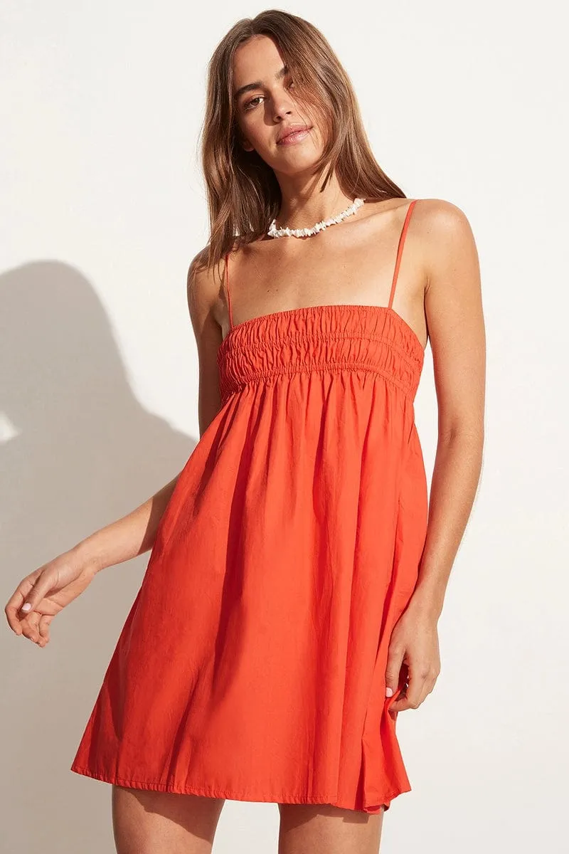 Vairei Mini Dress Morange - Final Sale sold by Faithfull the Brand product image thumbnail 3