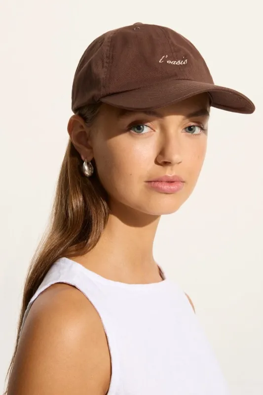 L'Oasis Souvenir Cap Cocoa (Exclusive) - Final Sale made by Faithfull the Brand
