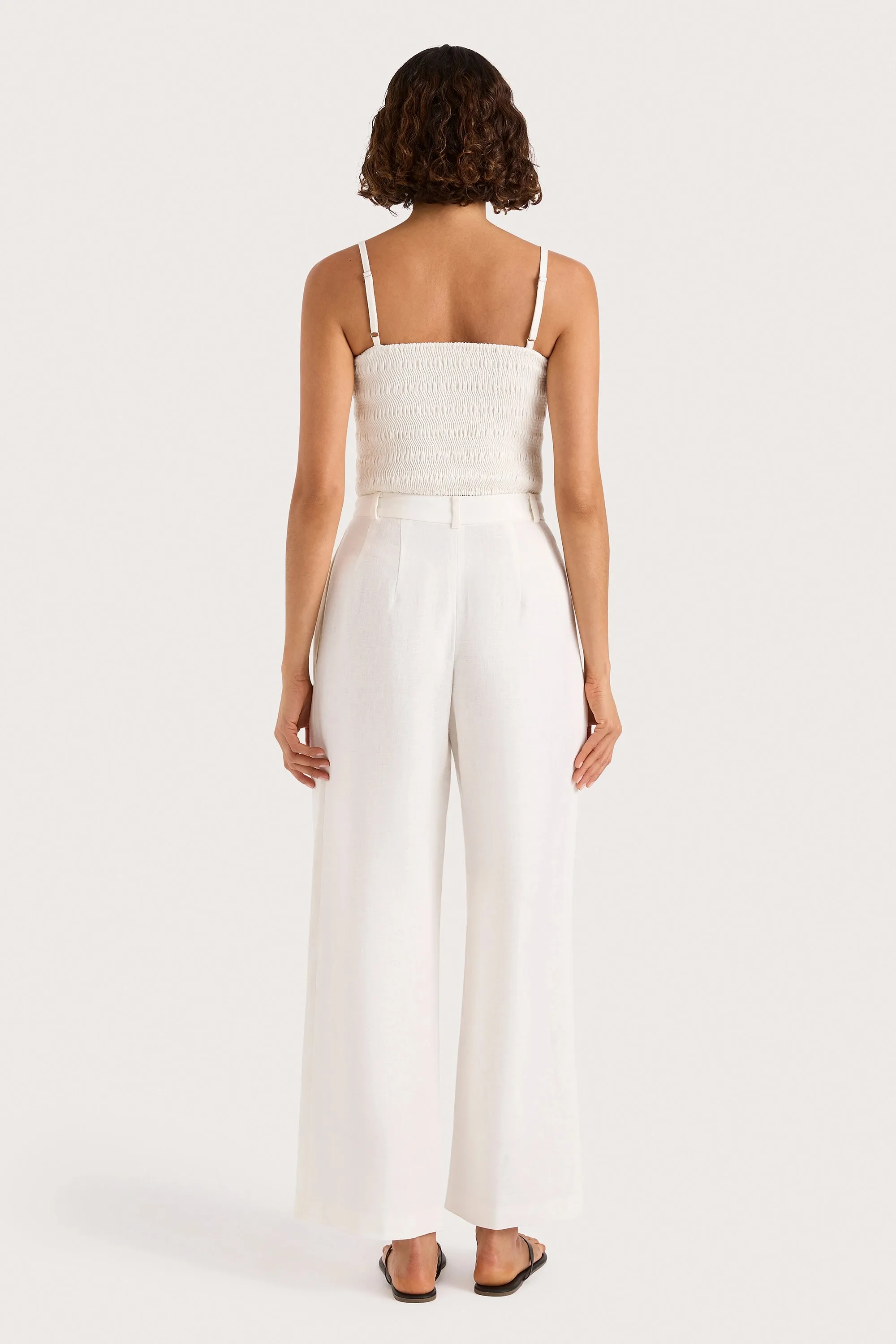 Stevie Trouser White sold by Faithfull the Brand product image thumbnail 4