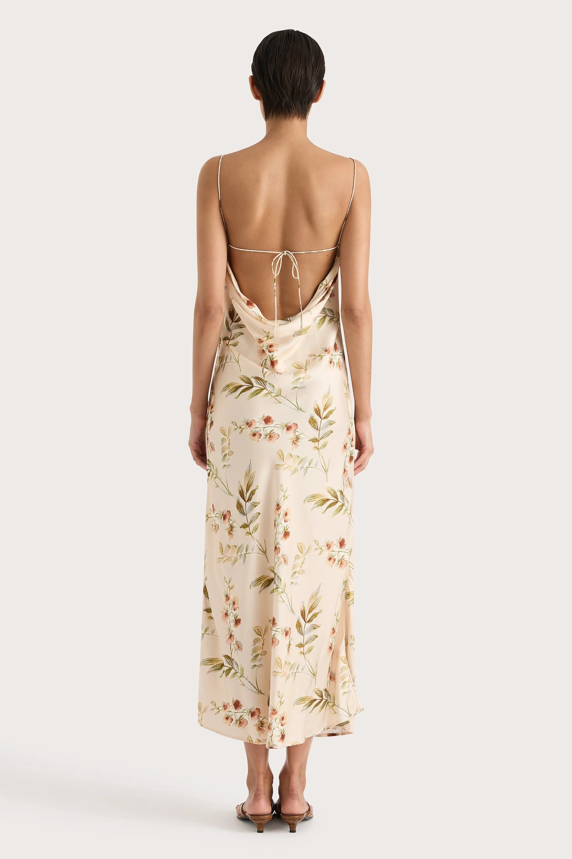 Yolaine Midi Dress Jardin Floral Blush - Final Sale sold by Faithfull the Brand product image thumbnail 5