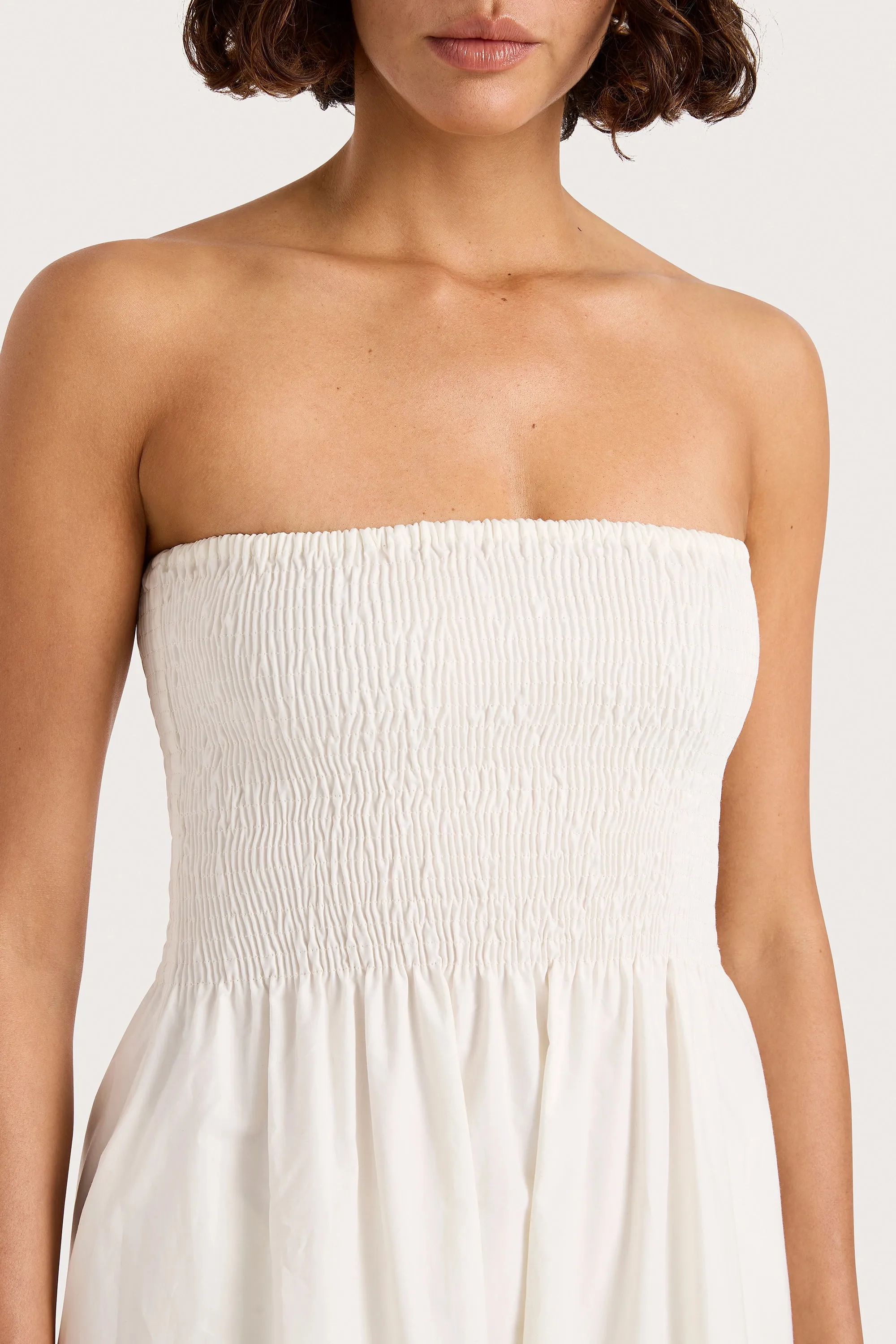 Jamie Midi Dress White sold by Faithfull the Brand product image thumbnail 3