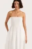 Jamie Midi Dress White sold by Faithfull the Brand