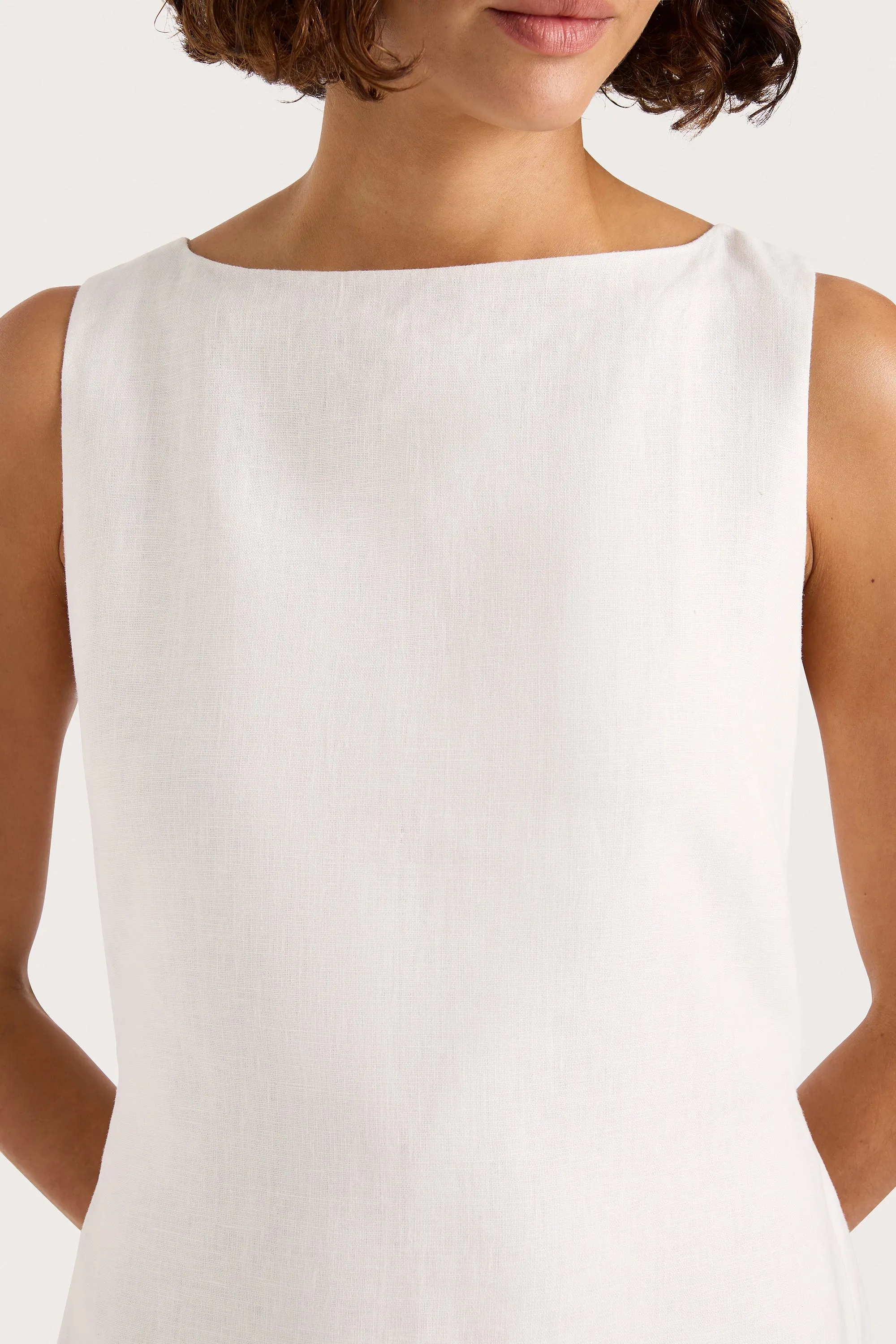 Kelly Mini Dress White sold by Faithfull the Brand product image thumbnail 4