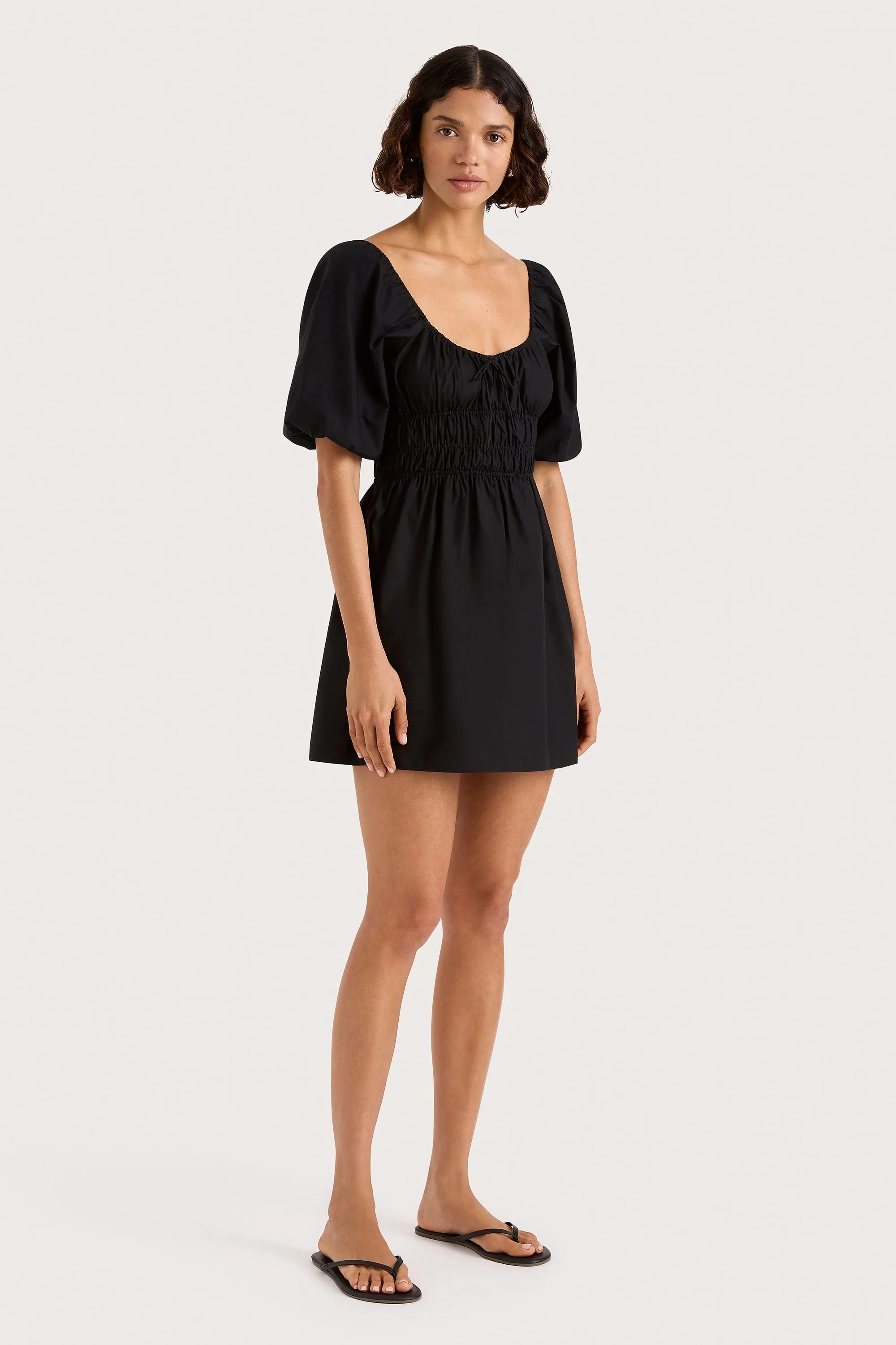 Sophia Mini Dress Black sold by Faithfull the Brand product image thumbnail 2