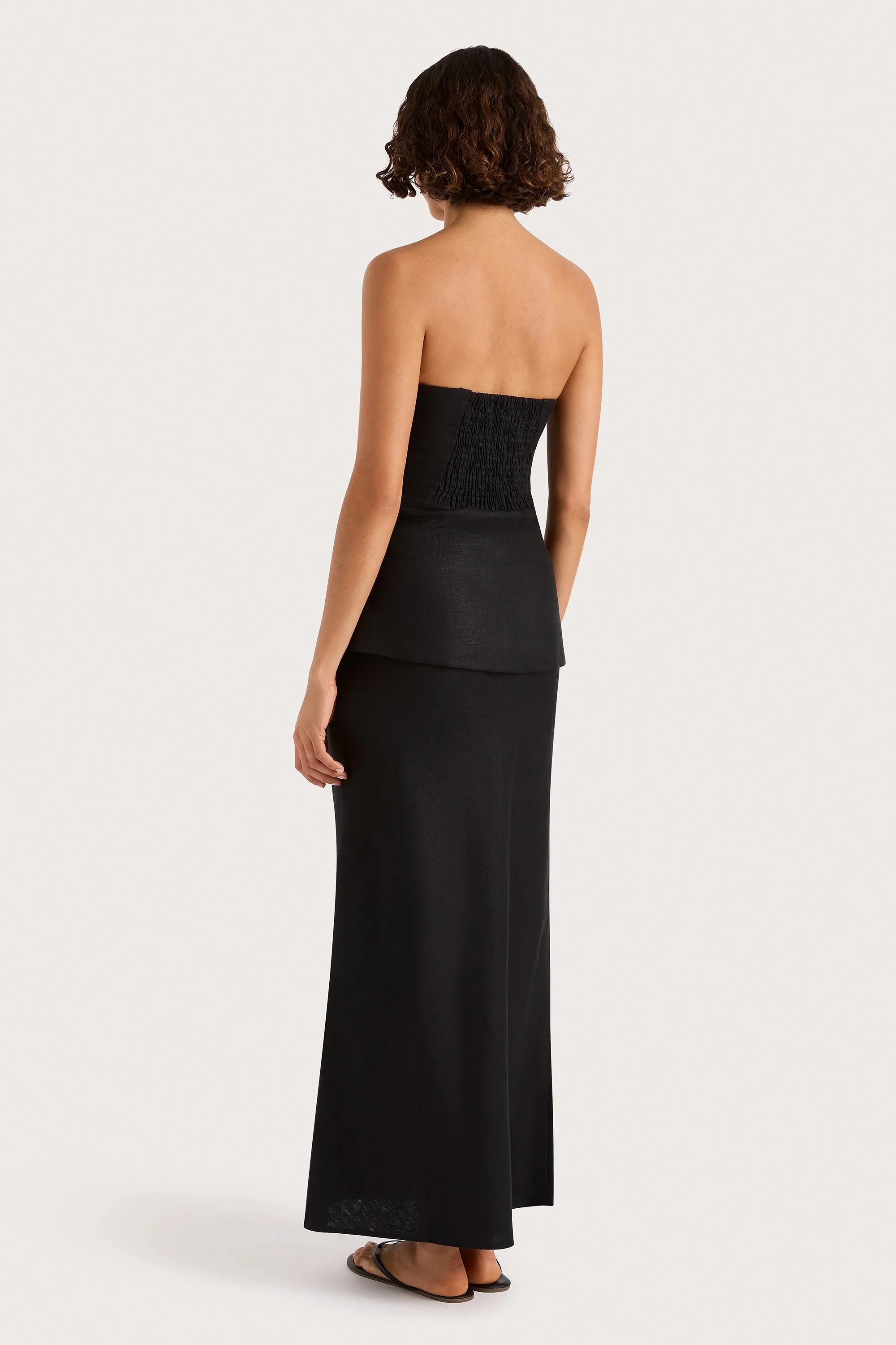 Faye Skirt Black sold by Faithfull the Brand product image thumbnail 3