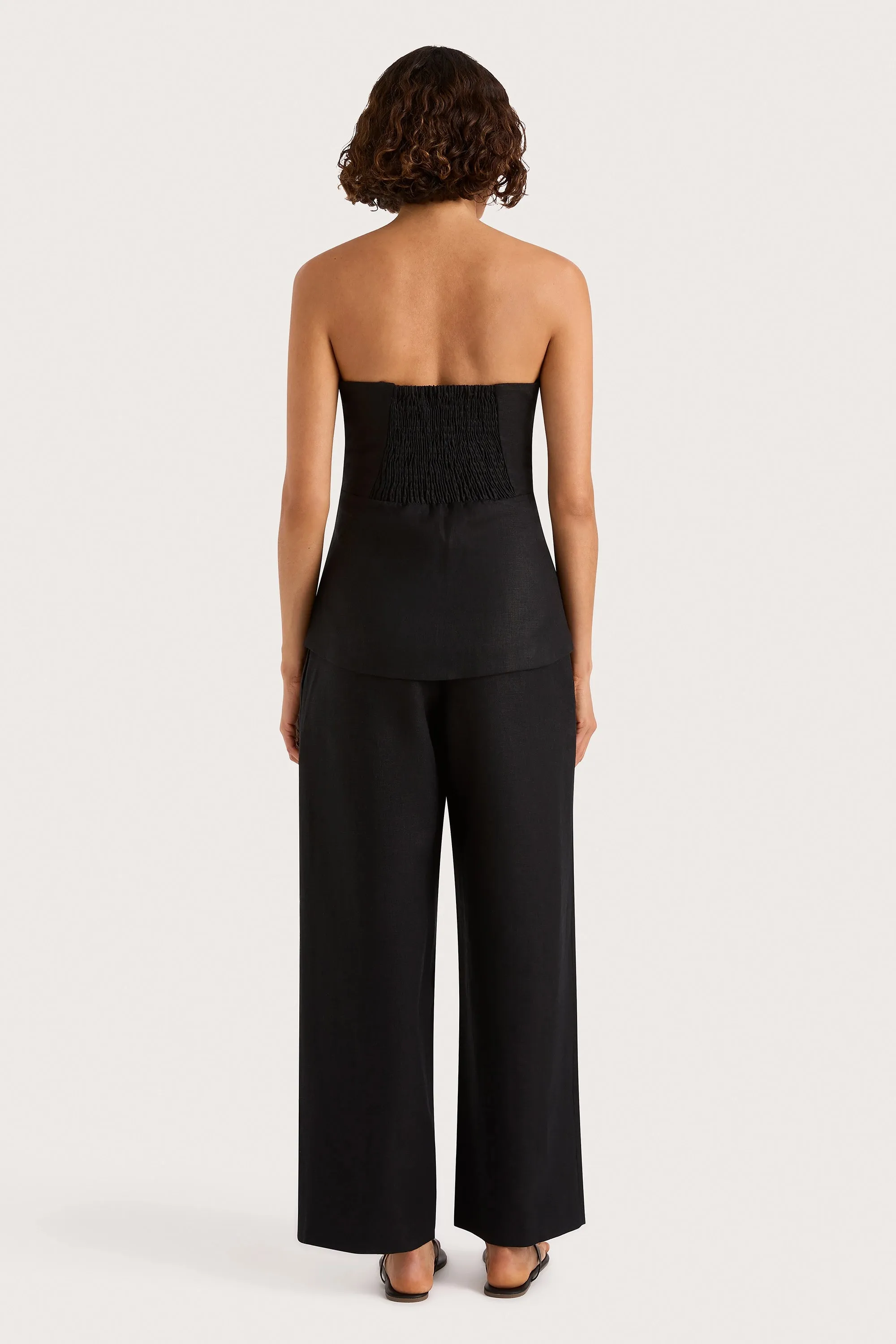 Stevie Trouser Black sold by Faithfull the Brand product image thumbnail 4