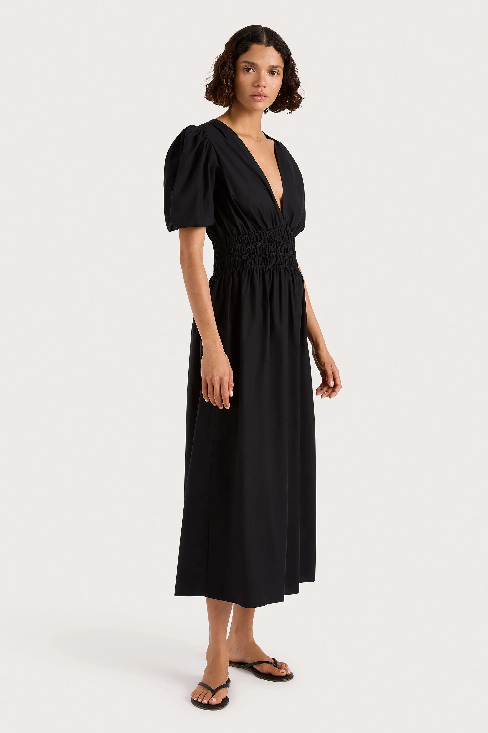 Grace Midi Dress Black sold by Faithfull the Brand product image thumbnail 2