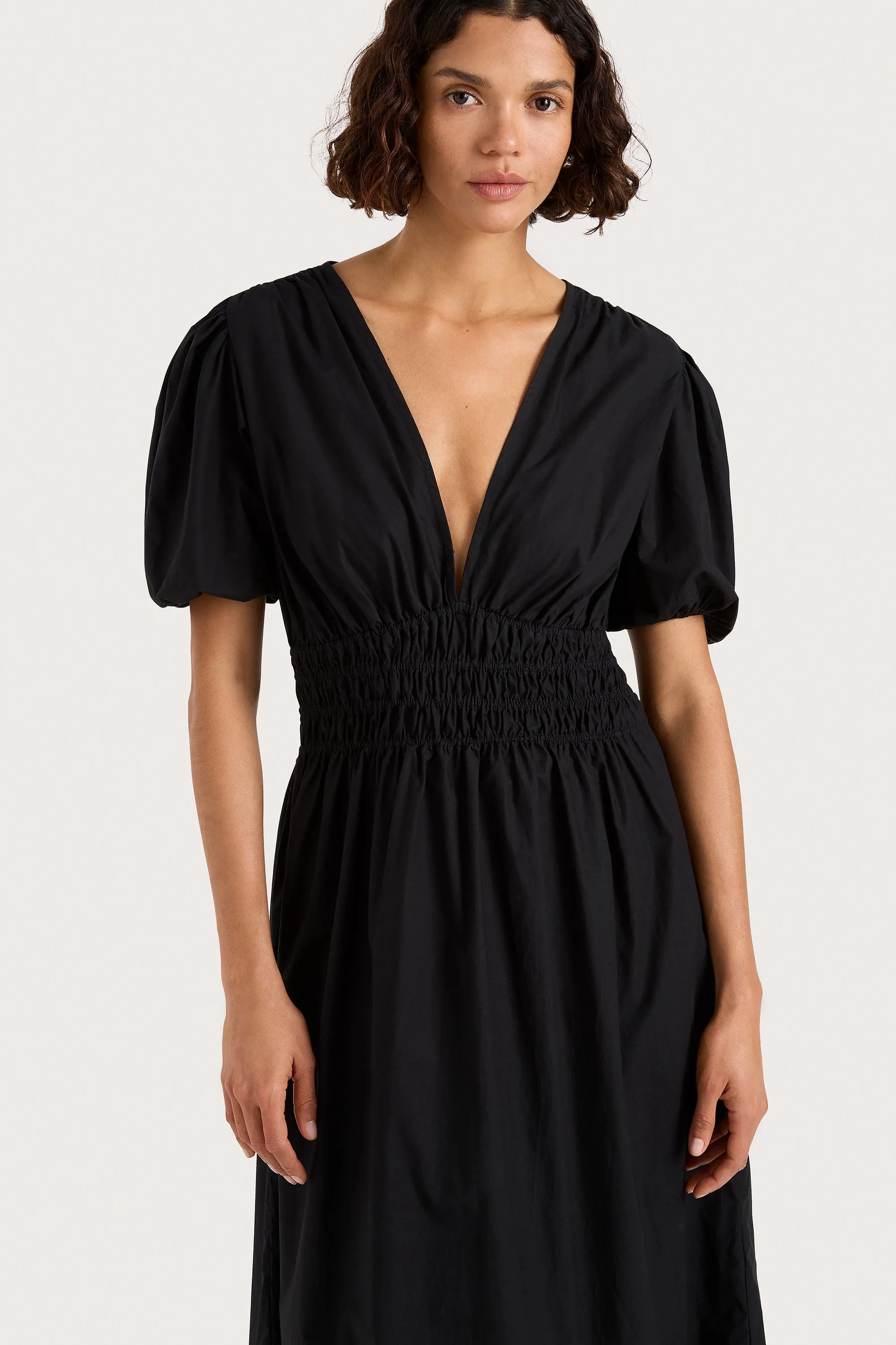 Grace Midi Dress Black sold by Faithfull the Brand product image thumbnail 3