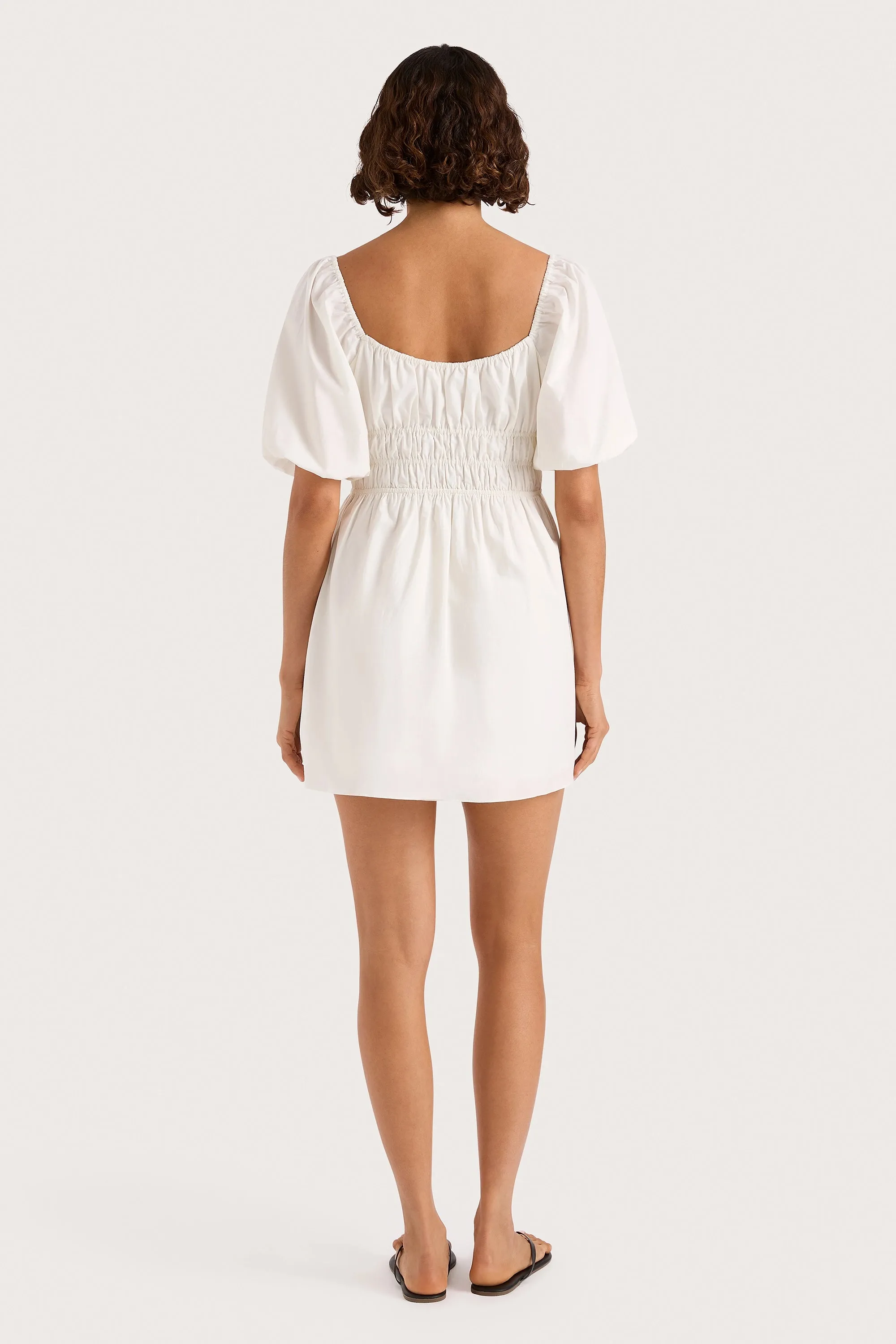 Sophia Mini Dress White sold by Faithfull the Brand product image thumbnail 5
