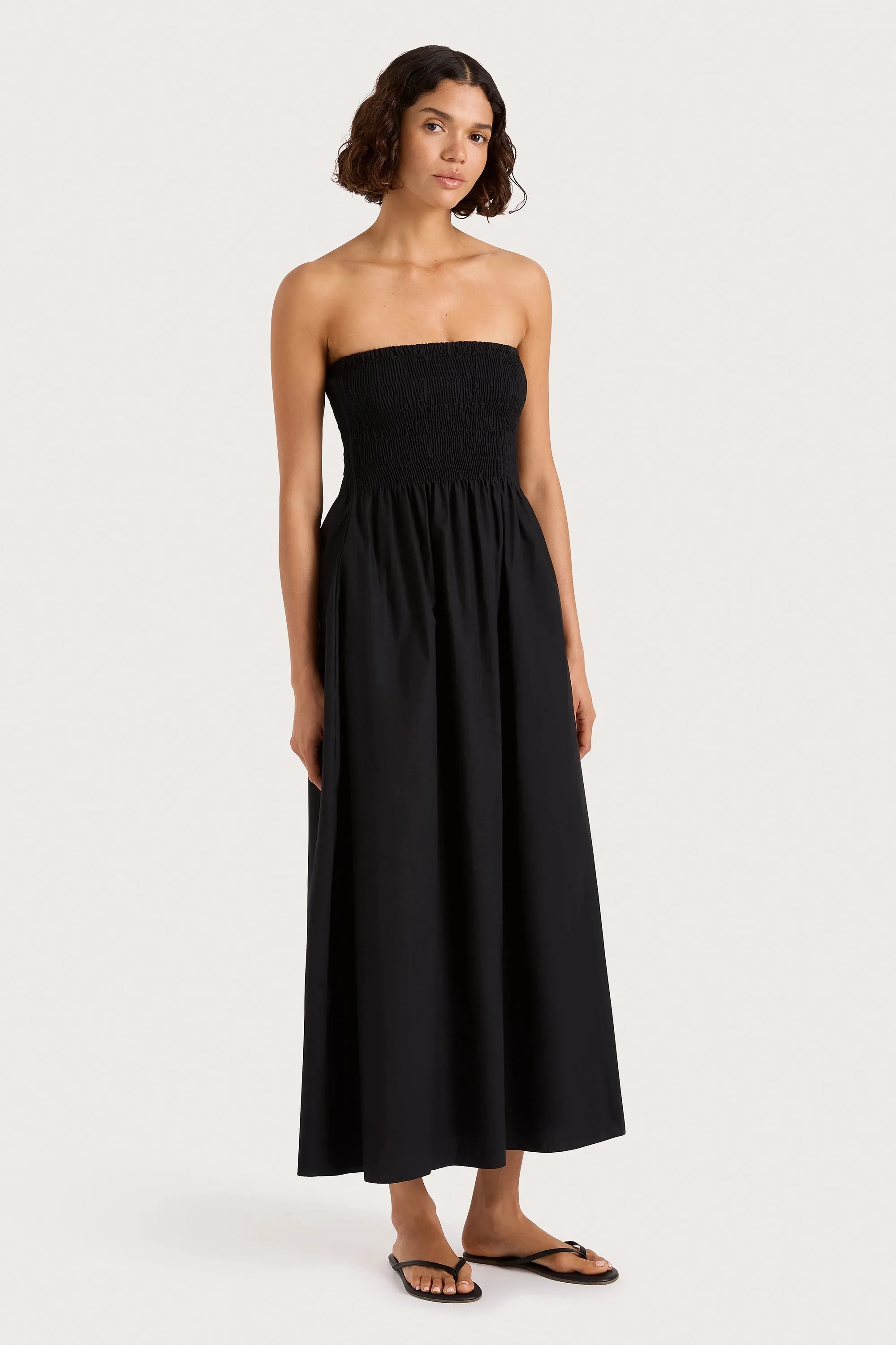 Jamie Midi Dress Black sold by Faithfull the Brand product image thumbnail 2