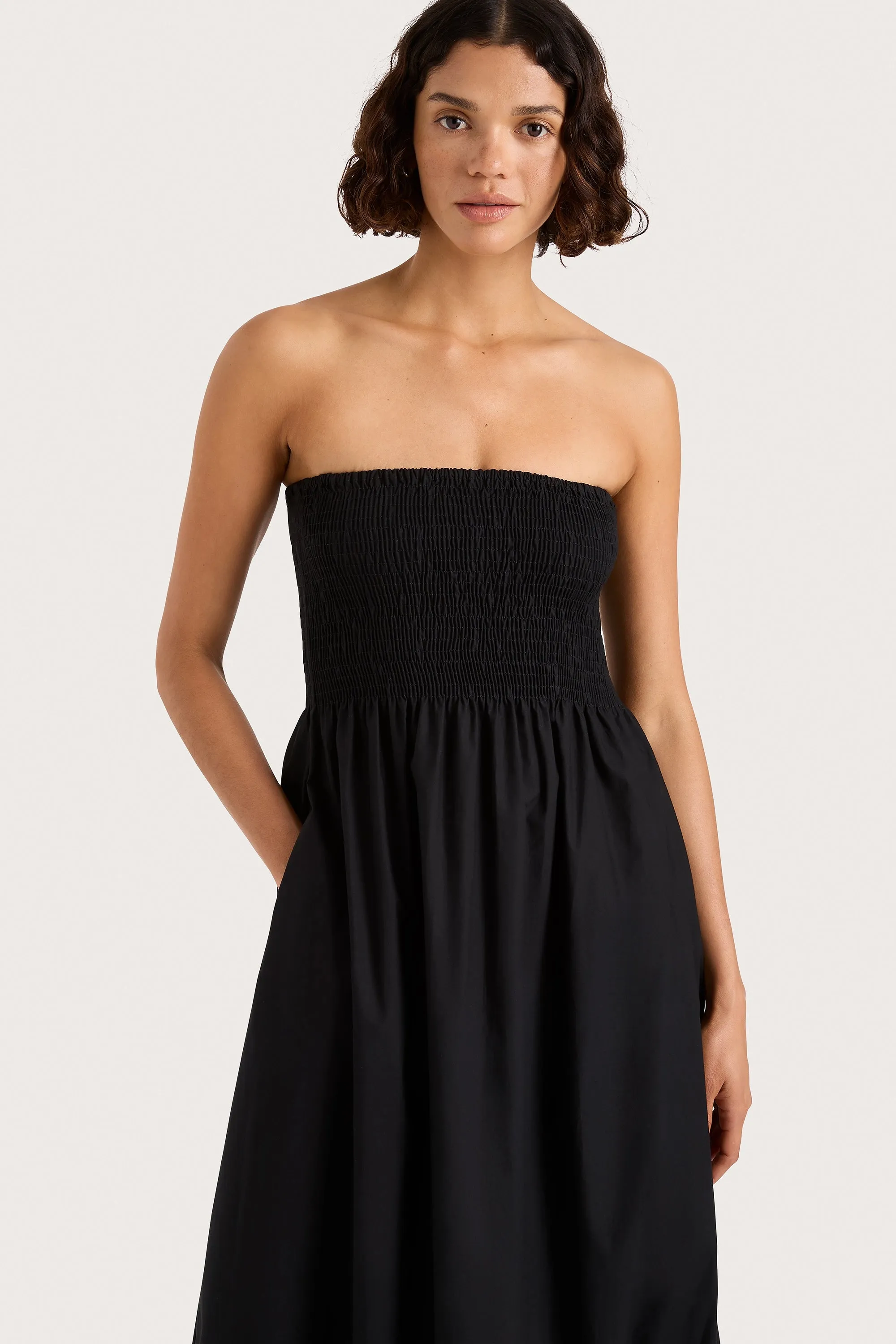 Jamie Midi Dress Black sold by Faithfull the Brand product image thumbnail 3