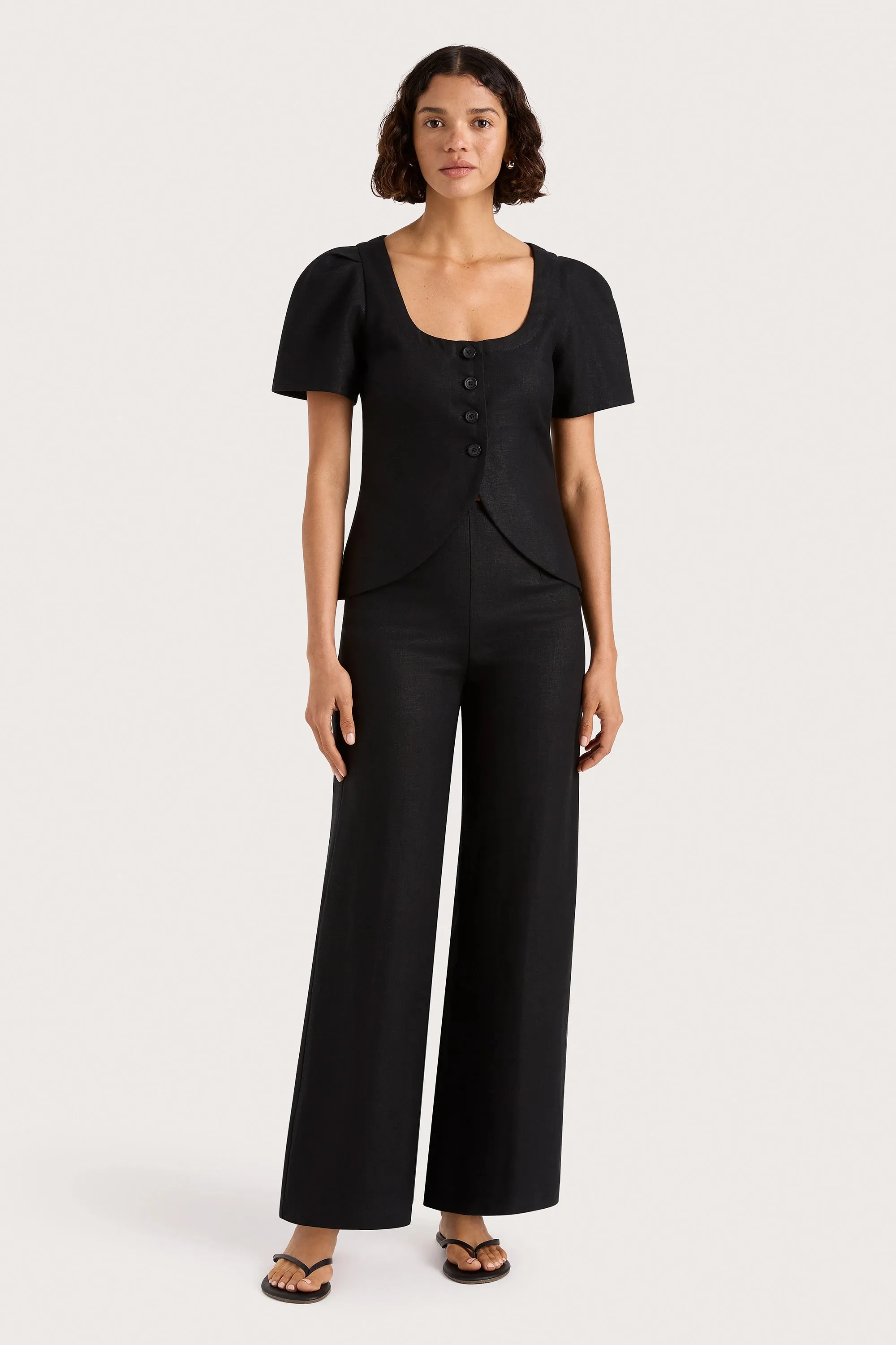 Jean Pant Black sold by Faithfull the Brand