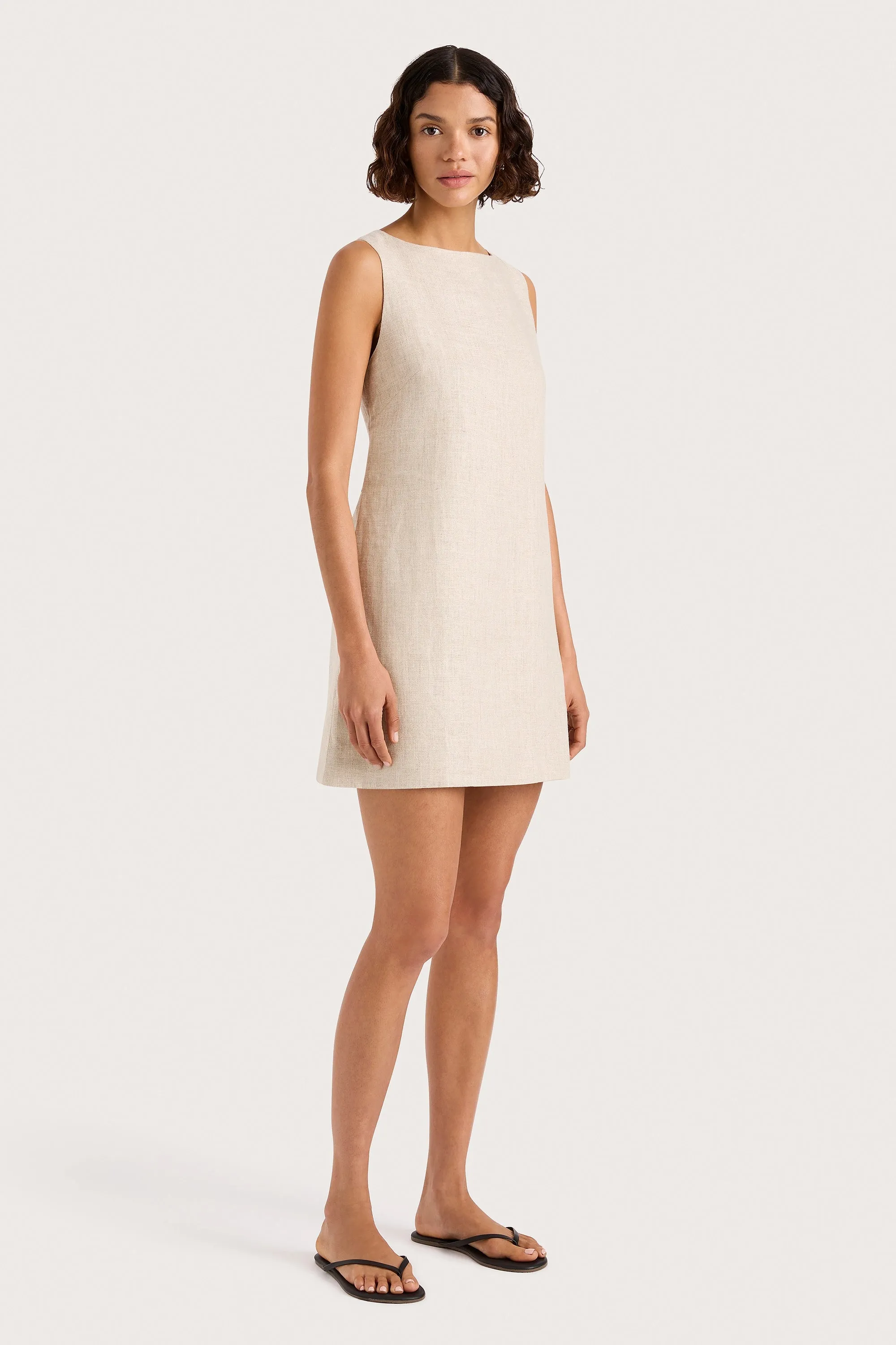 Kelly Mini Dress Natural sold by Faithfull the Brand product image thumbnail 2