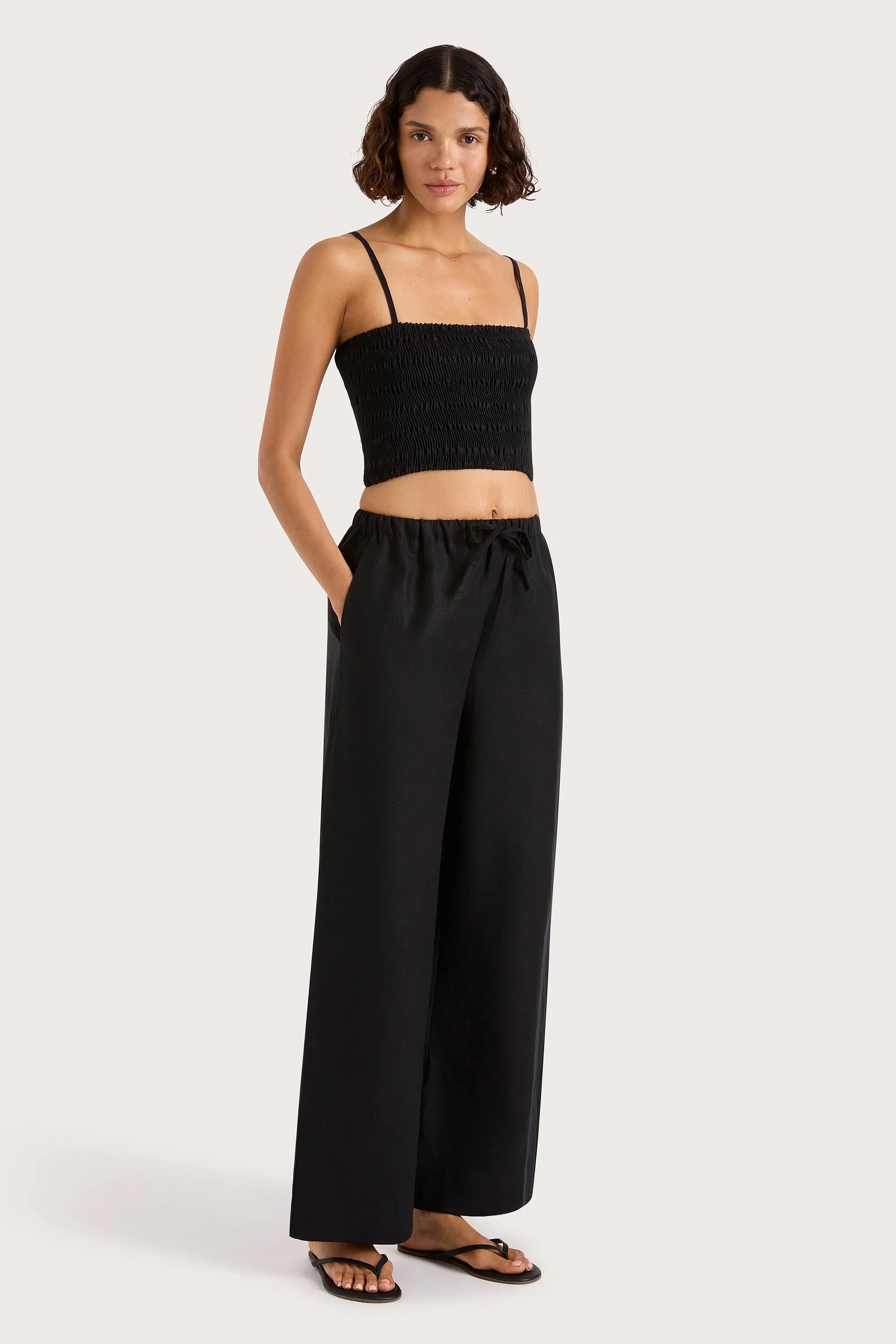Jones Pant Black sold by Faithfull the Brand product image thumbnail 3