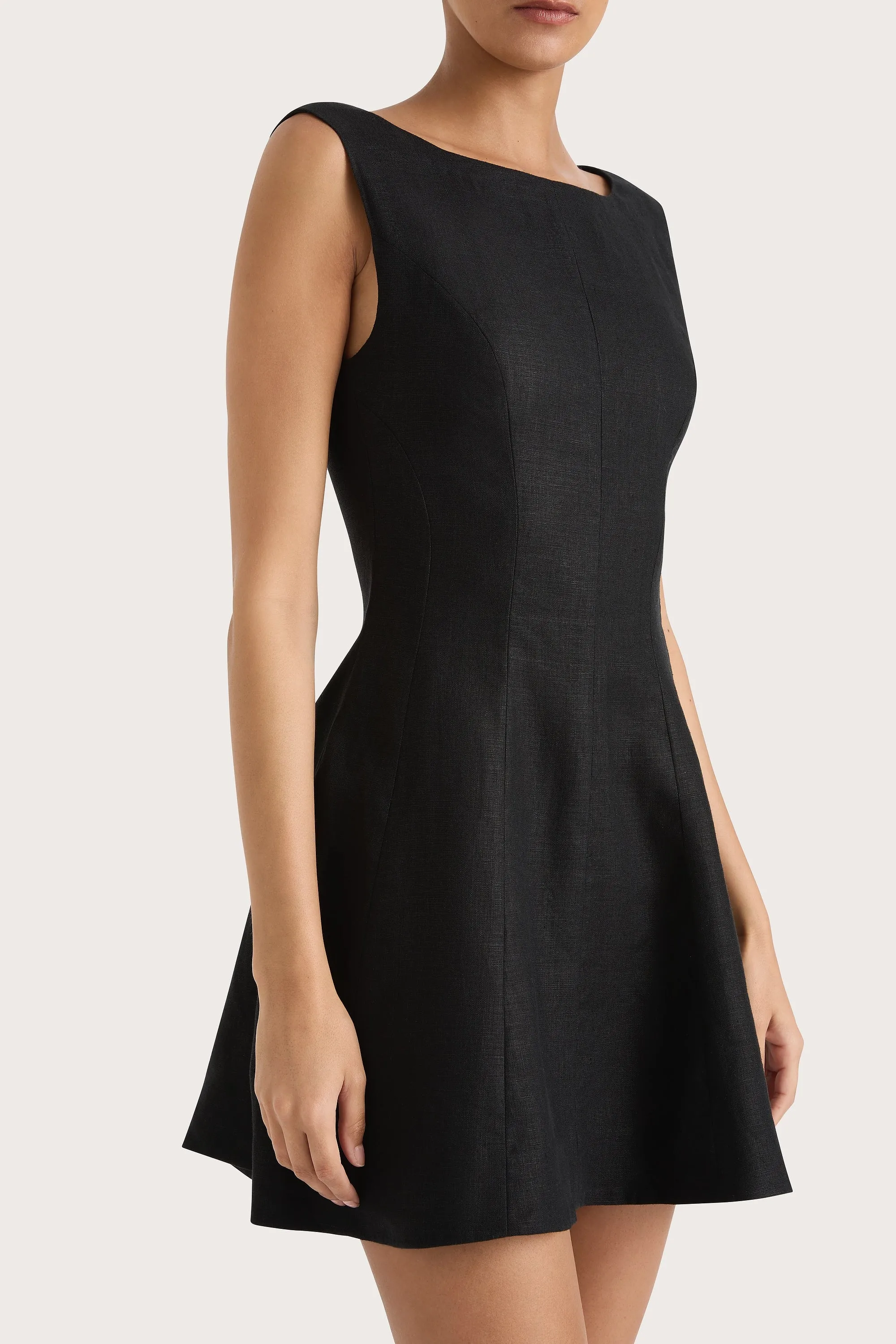 Cerise Mini Dress Black - Final Sale sold by Faithfull the Brand product image thumbnail 3