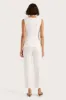 Claudine Pant White sold by Faithfull the Brand