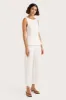 Claudine Pant White sold by Faithfull the Brand