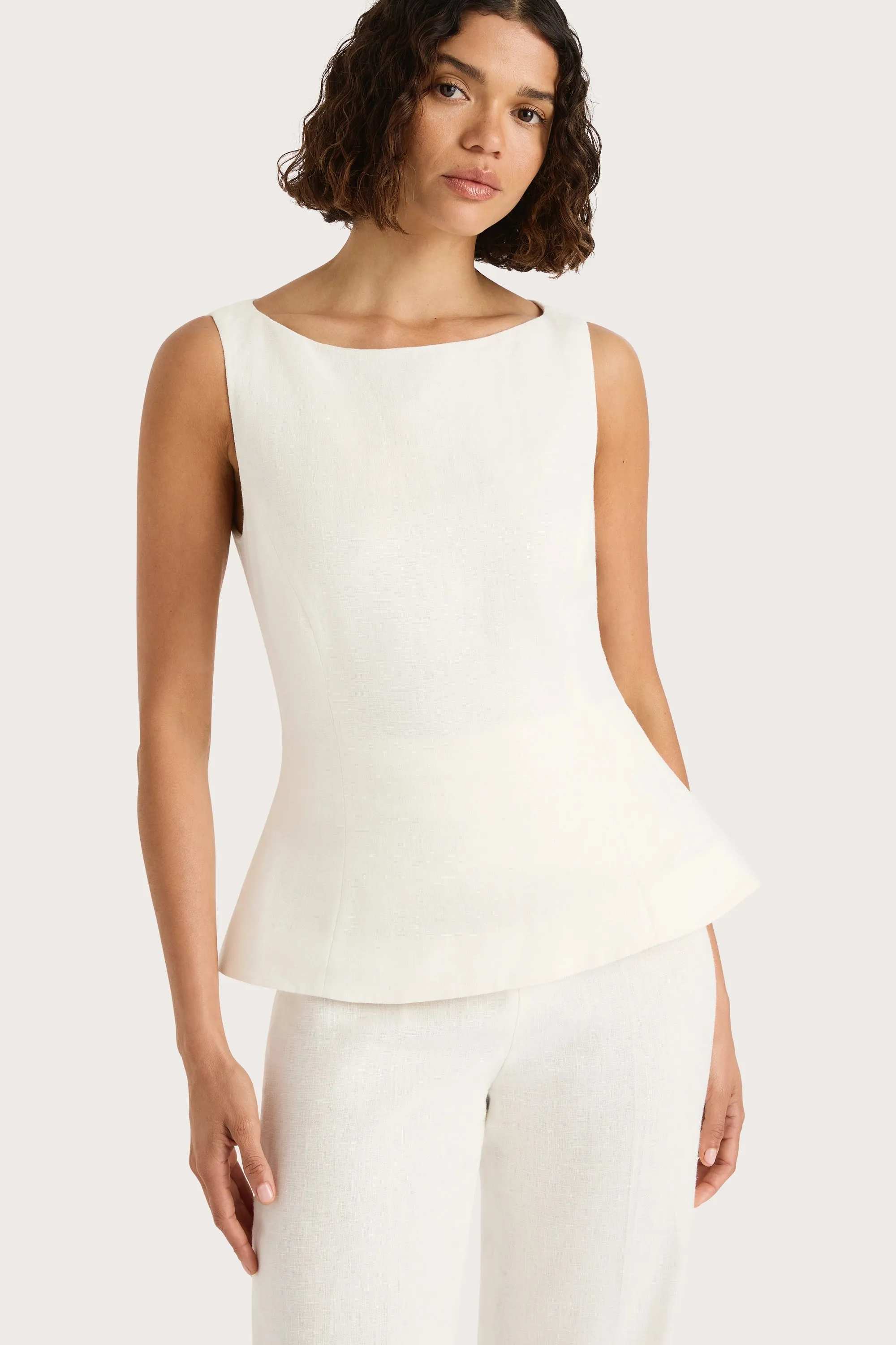 Ana Top White - Final Sale sold by Faithfull the Brand product image thumbnail 3