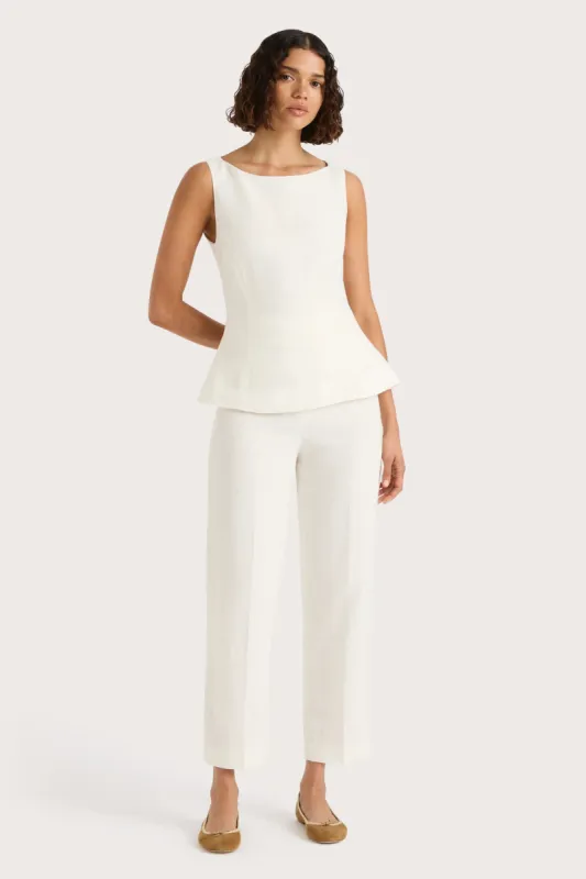 Ana Top White - Final Sale made by Faithfull the Brand