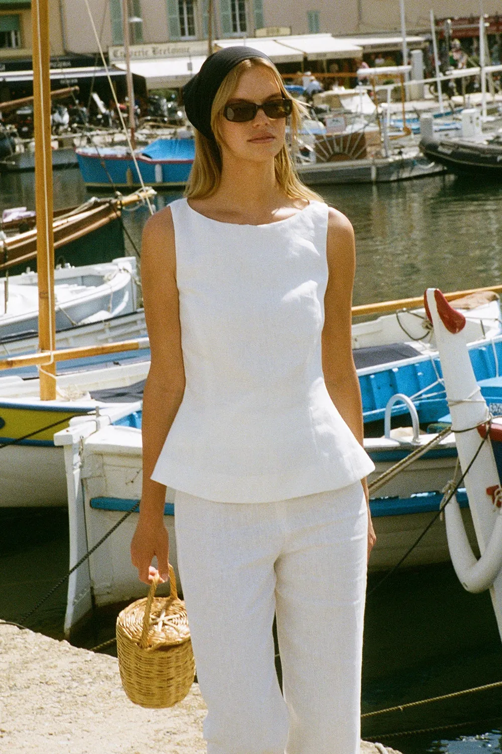 Ana Top White - Final Sale sold by Faithfull the Brand product image thumbnail 2