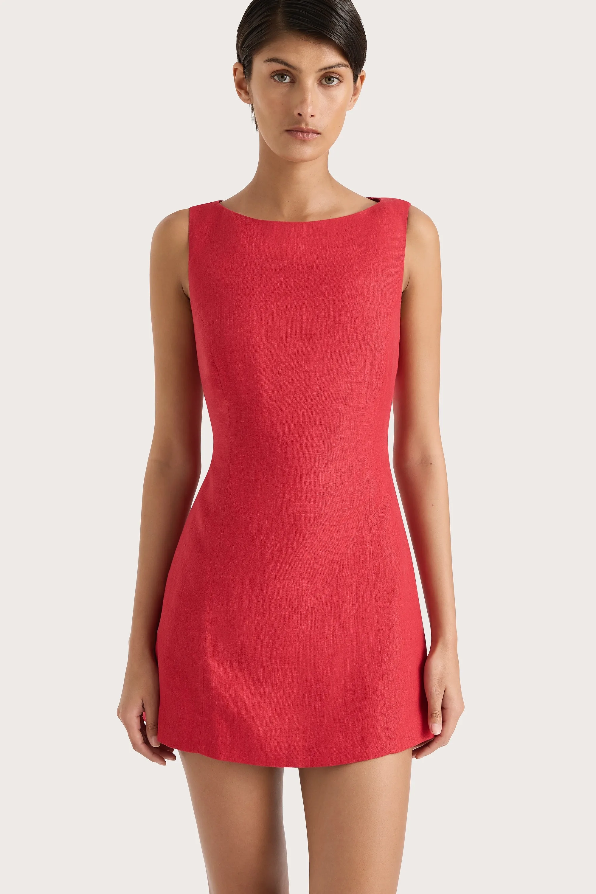 Lydie Mini Dress Red - Final Sale sold by Faithfull the Brand product image thumbnail 4