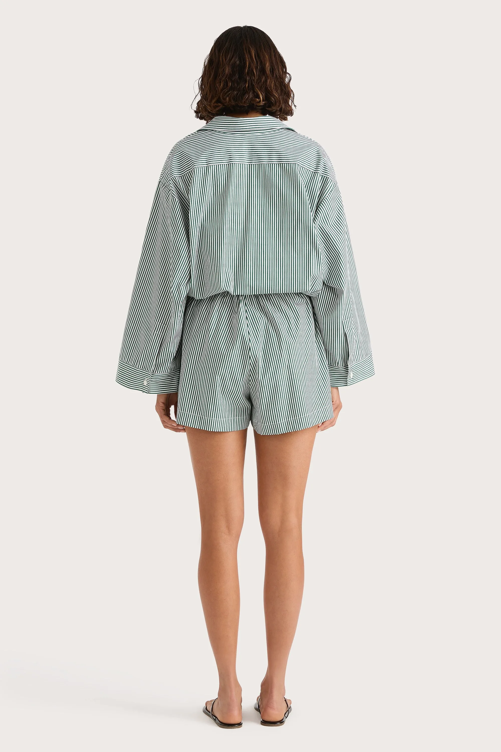 Freja Playsuit Green Stripe - Final Sale sold by Faithfull the Brand product image thumbnail 5