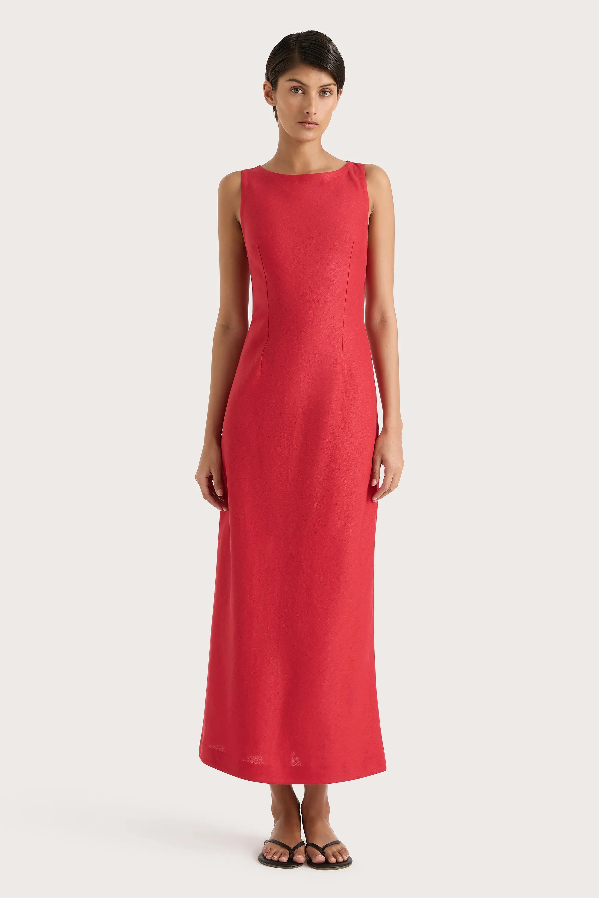 Lydie Maxi Dress Red - Final Sale sold by Faithfull the Brand product image thumbnail 3