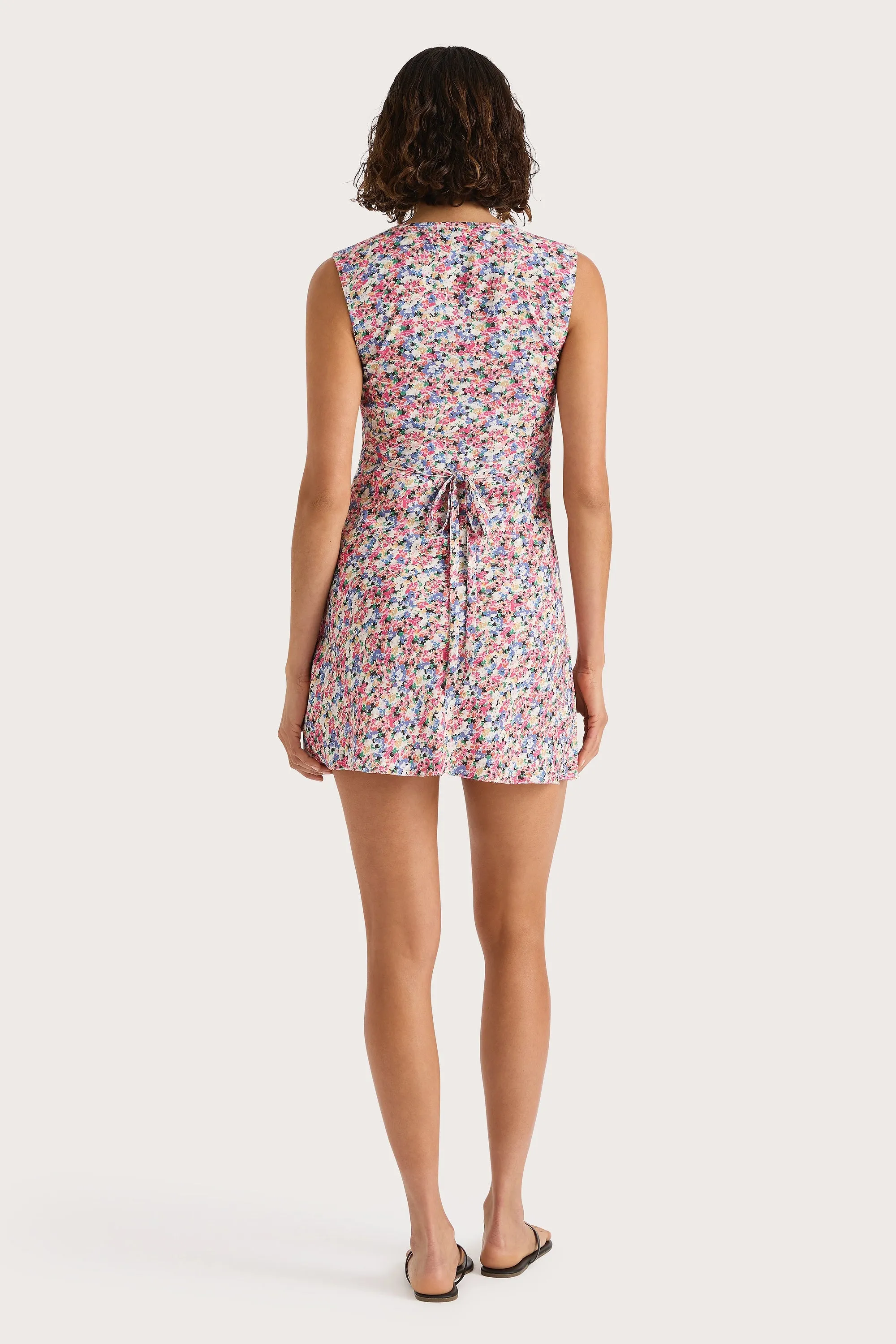 Josephine Mini Dress Valerie Floral Multi - Final Sale sold by Faithfull the Brand product image thumbnail 5