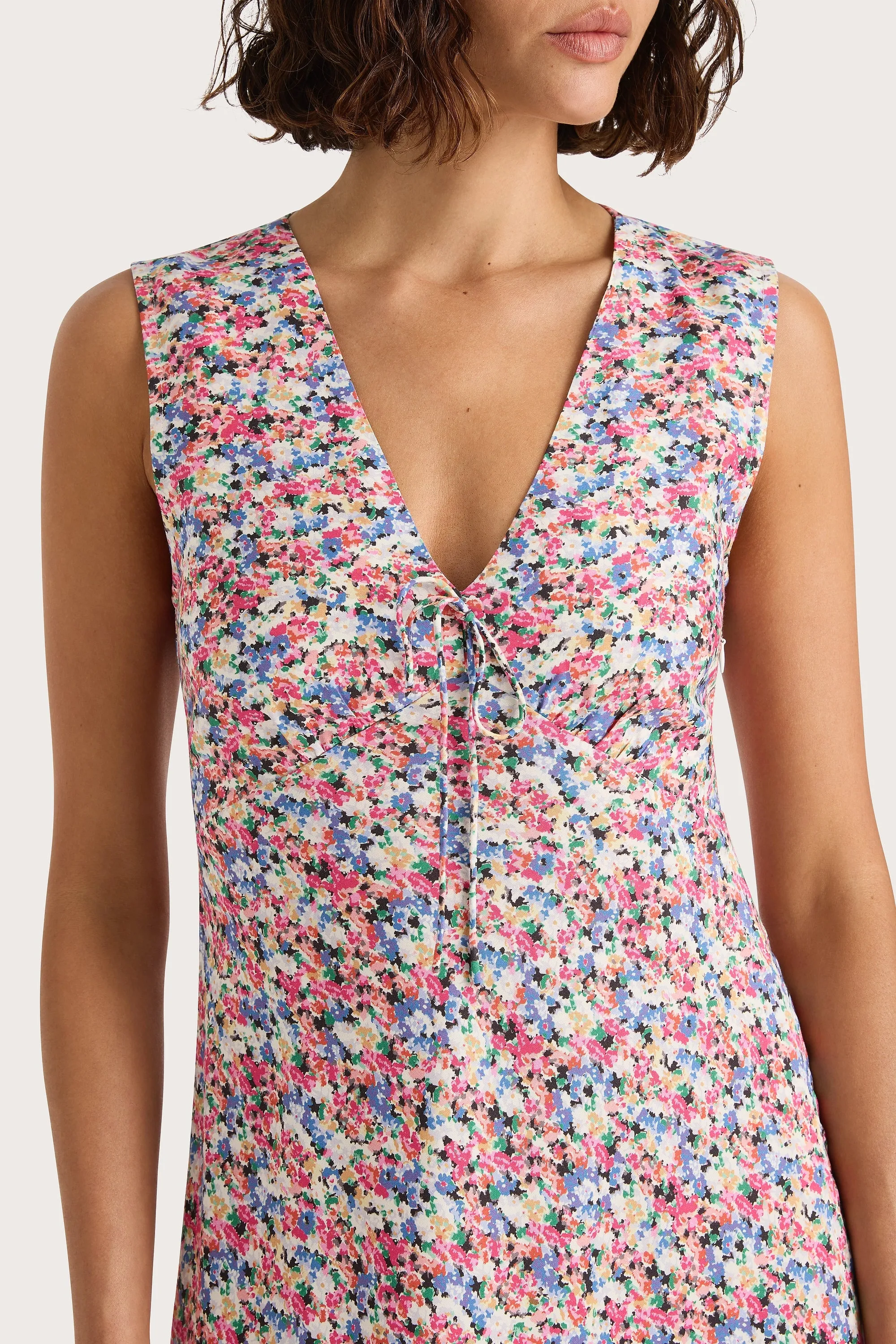 Josephine Mini Dress Valerie Floral Multi - Final Sale sold by Faithfull the Brand product image thumbnail 4