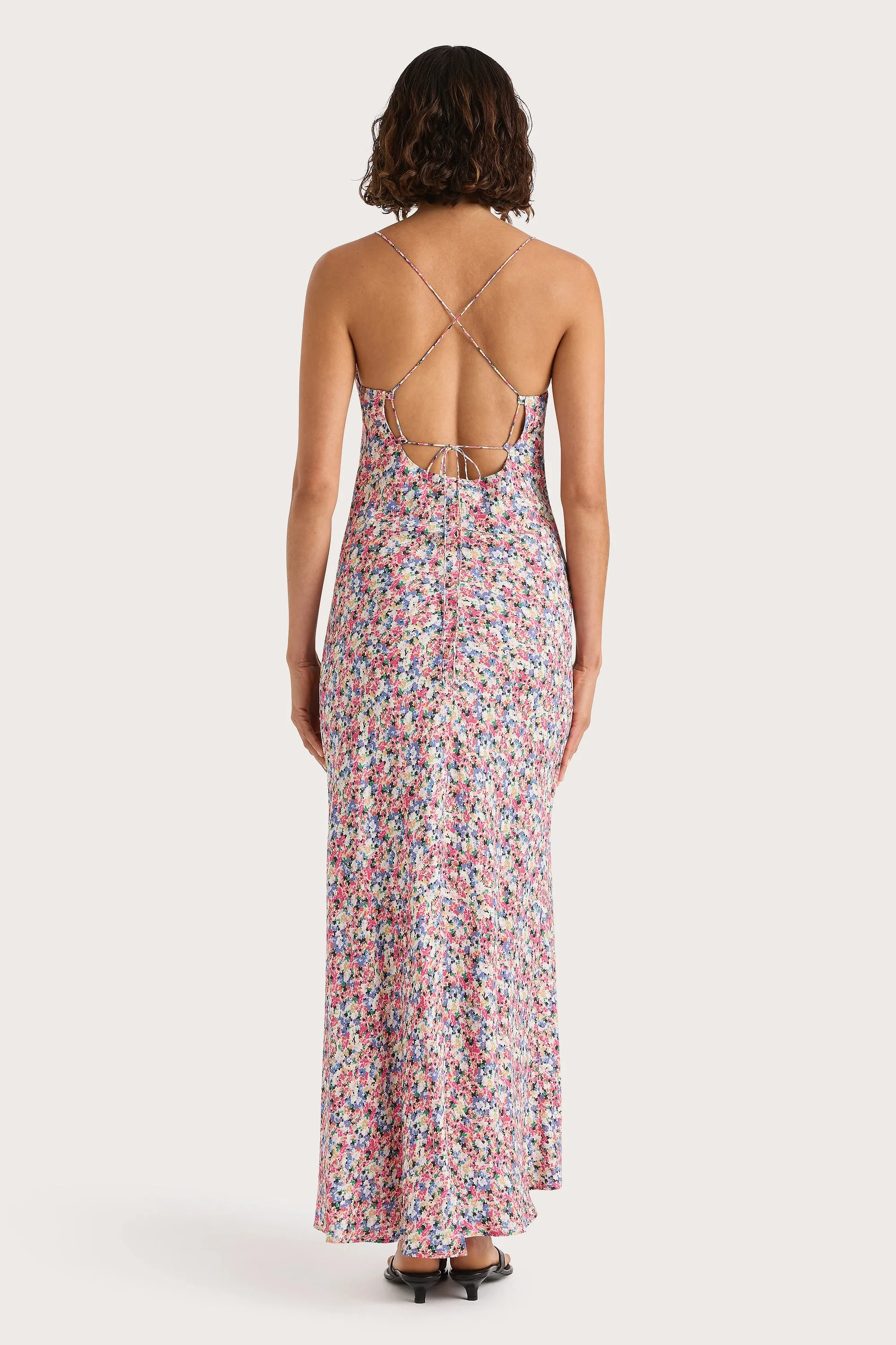 Lusia Midi Dress Valerie Floral Multi - Final Sale sold by Faithfull the Brand product image thumbnail 4