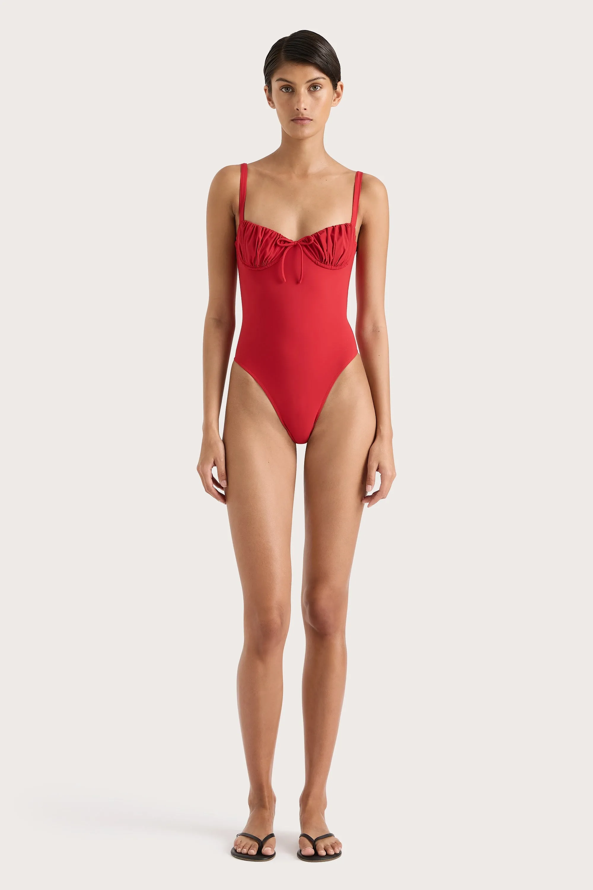 Dinard One Piece Red - Final Sale sold by Faithfull the Brand